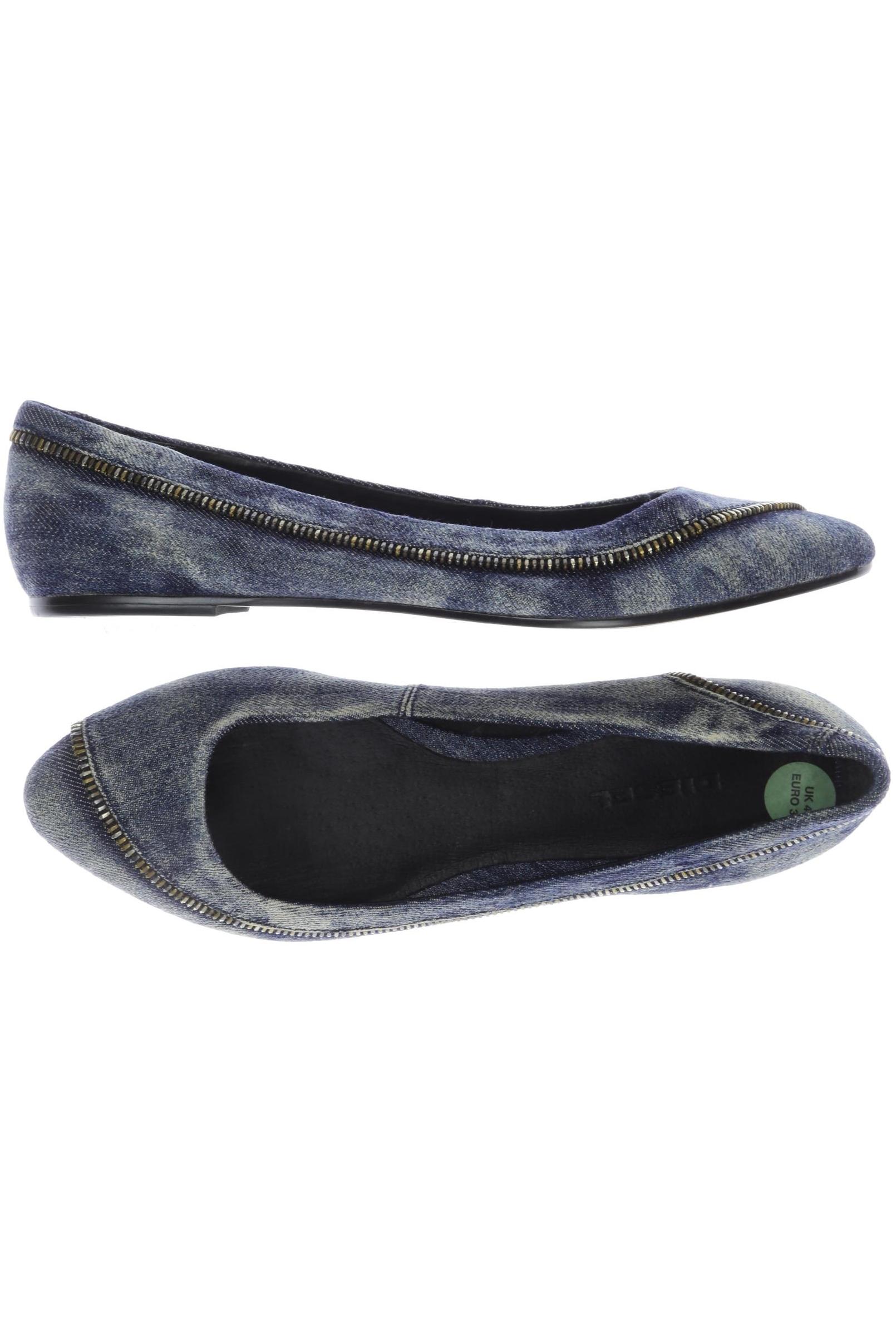 

Diesel Damen Ballerinas, blau, Gr. 37