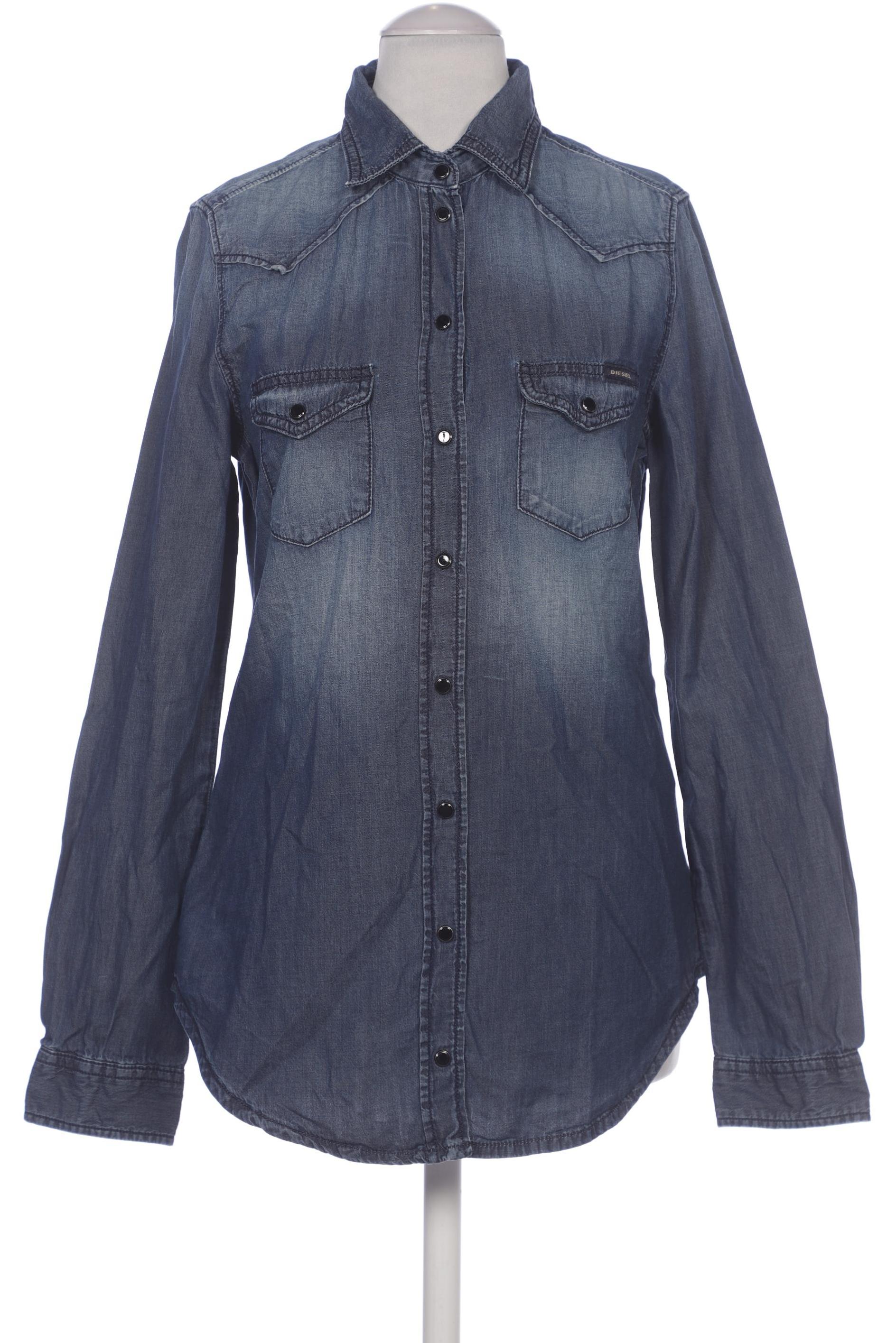 

Diesel Damen Bluse, marineblau, Gr. 34