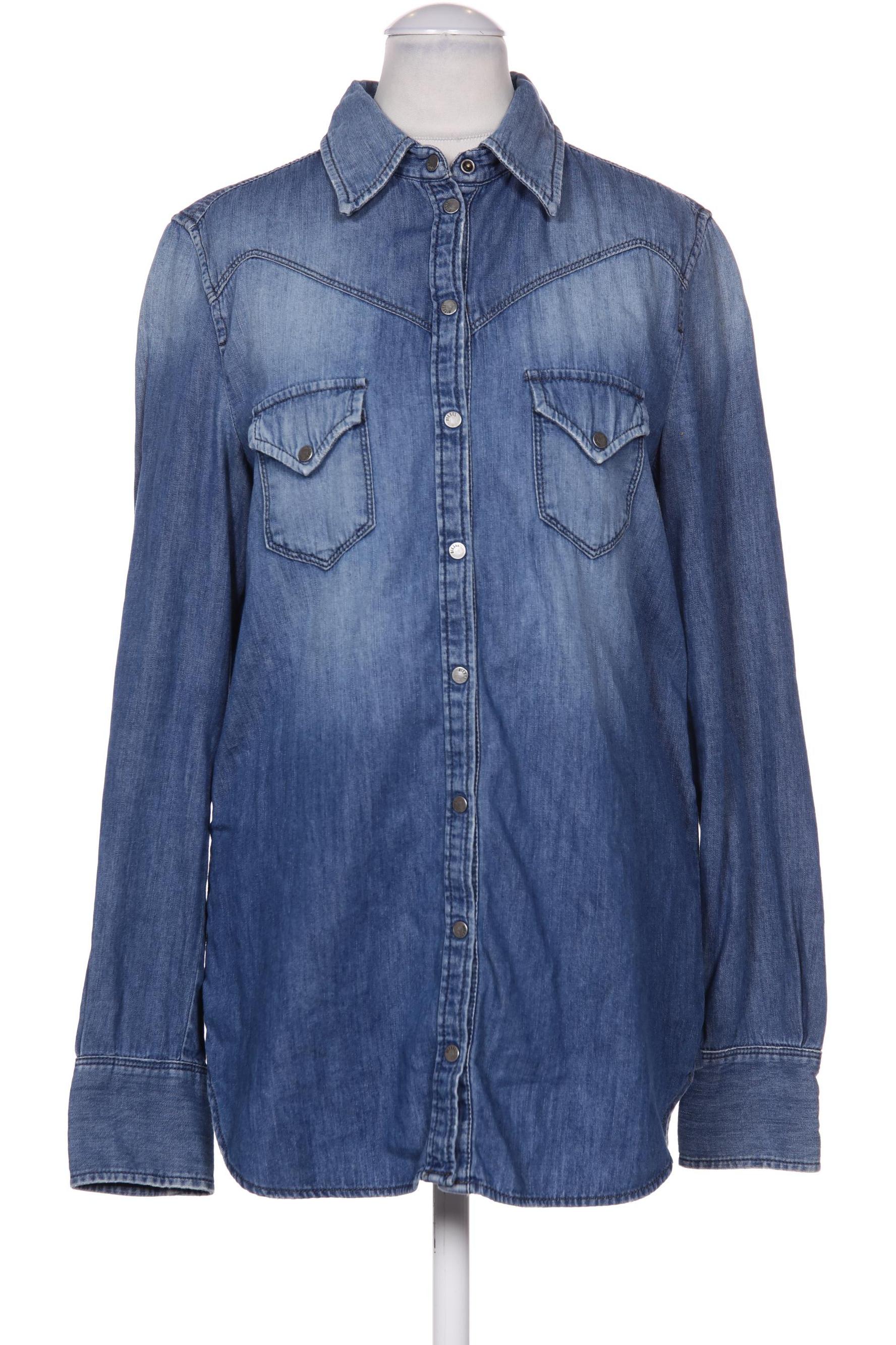 

Diesel Damen Bluse, blau, Gr. 34