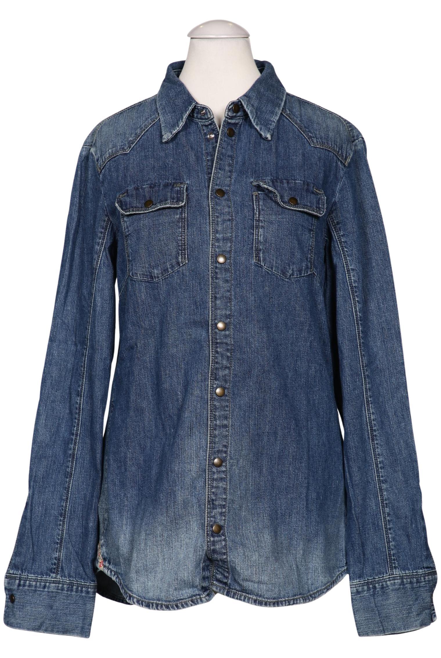 

Diesel Damen Bluse, blau, Gr. 36