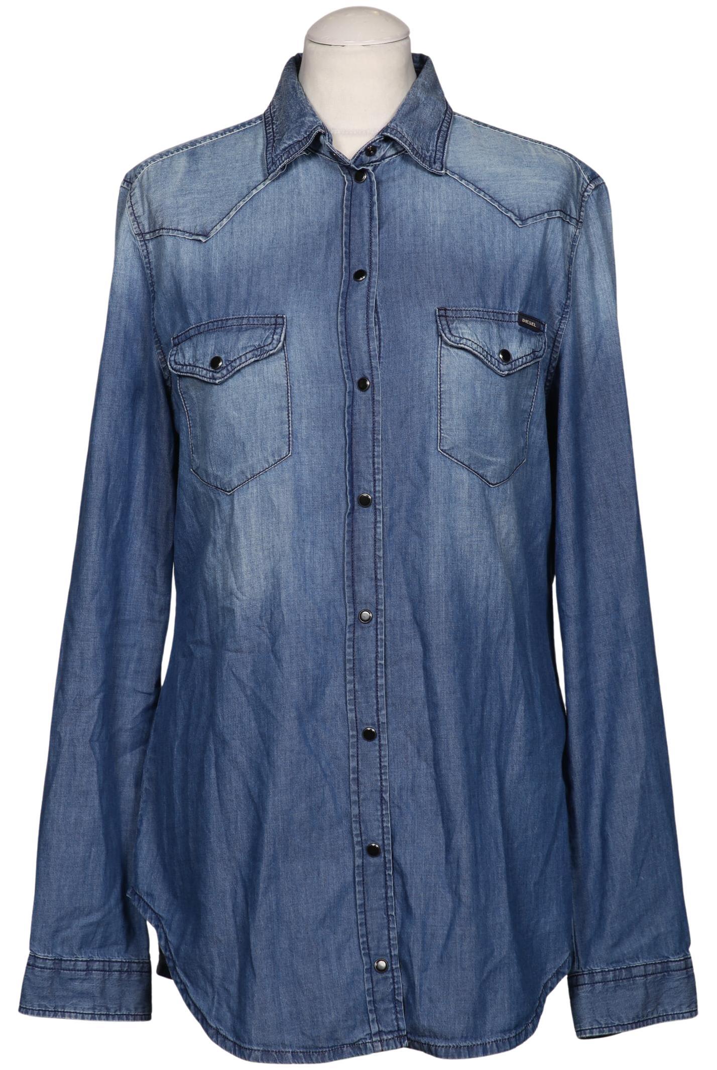 

Diesel Damen Bluse, blau, Gr. 42