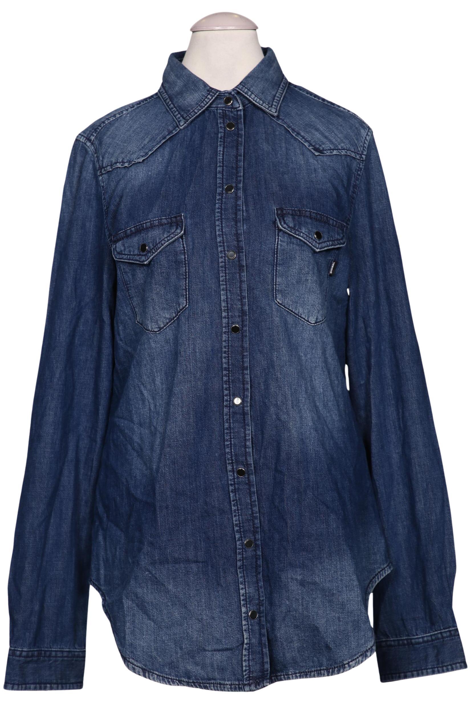 

Diesel Damen Bluse, blau, Gr. 36