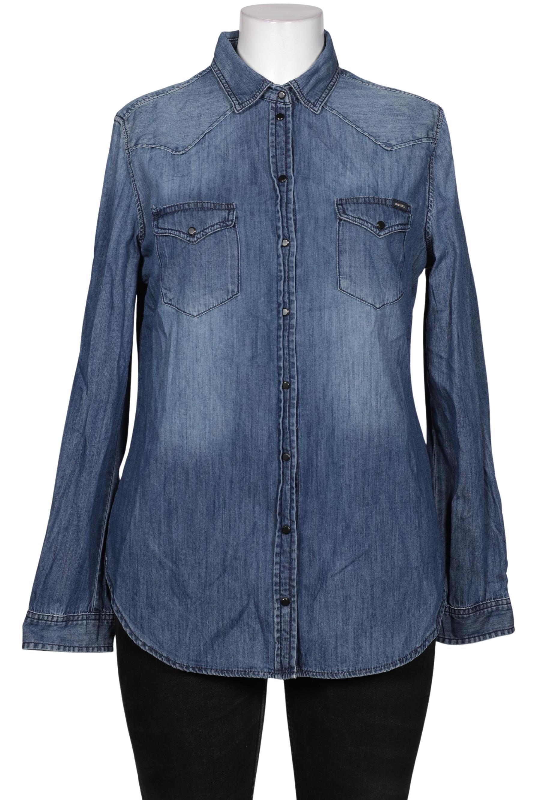 

Diesel Damen Bluse, blau, Gr. 44