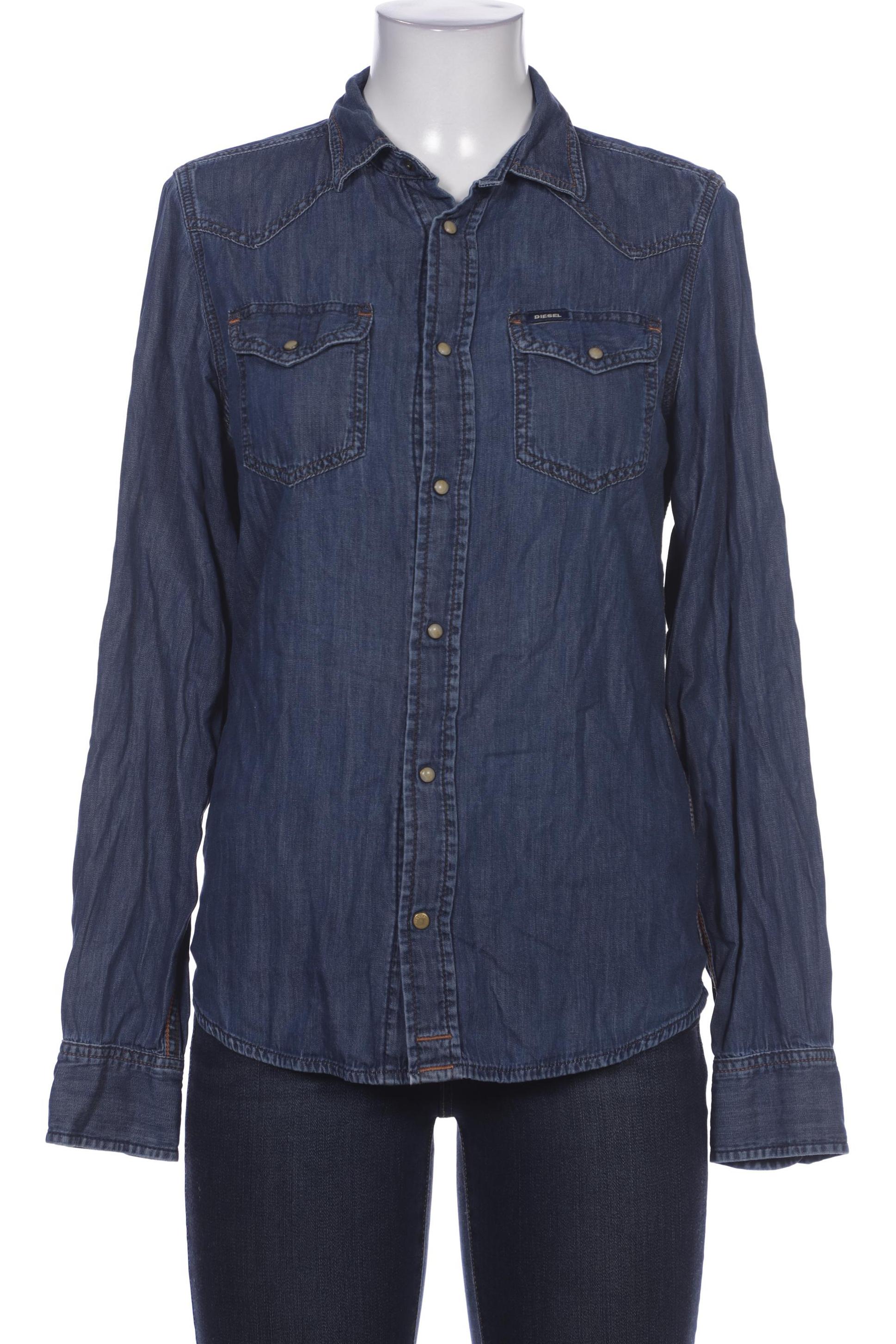 

Diesel Damen Bluse, marineblau, Gr. 38