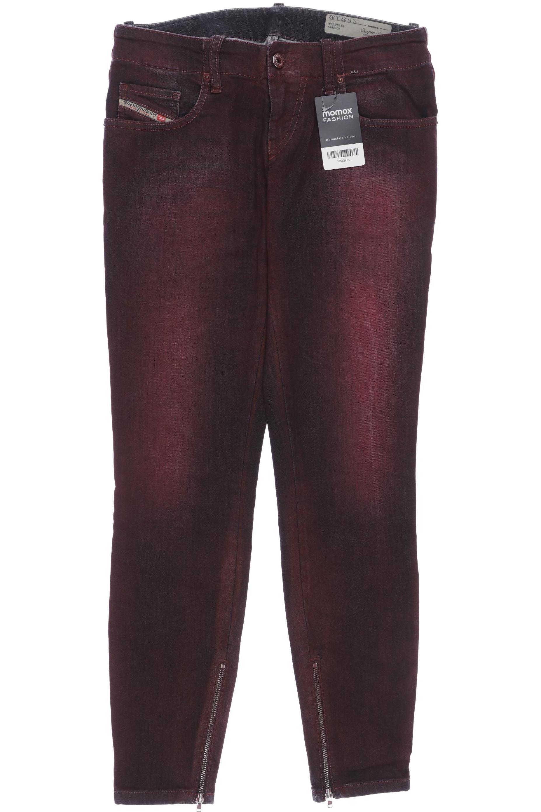 

Diesel Damen Jeans, bordeaux