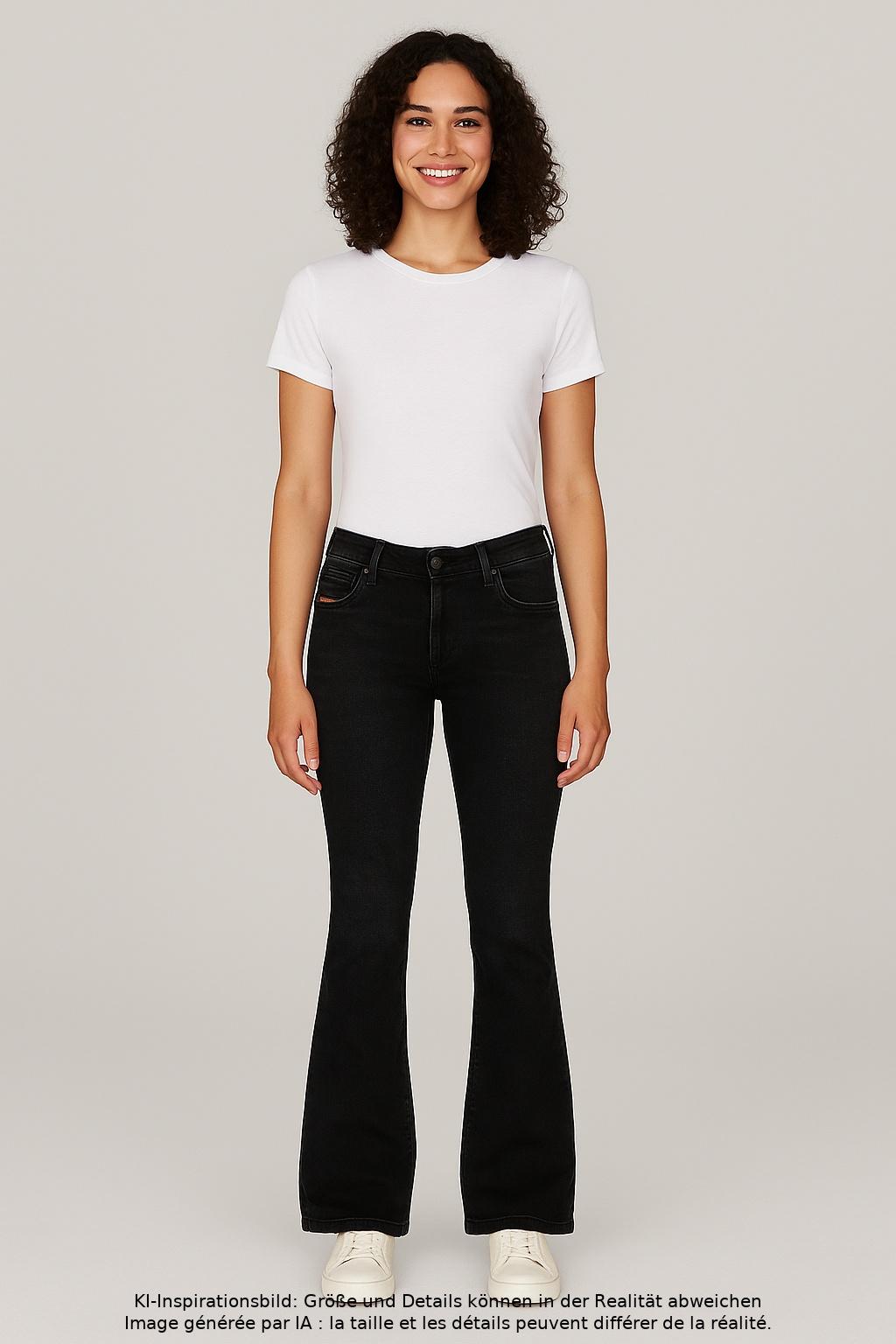 

Diesel Damen Jeans, schwarz, Gr. 27