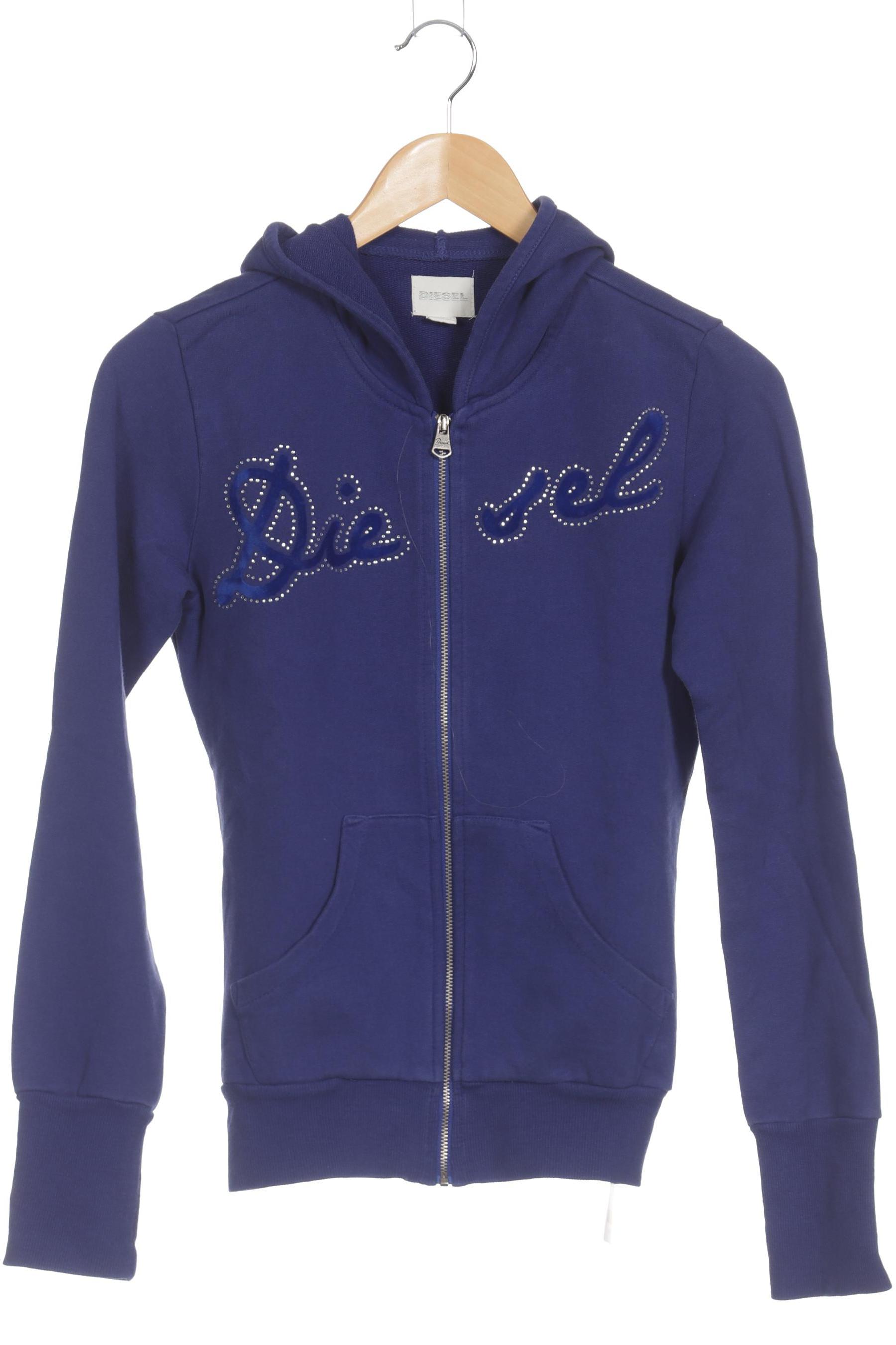 

Diesel Damen Kapuzenpullover, blau, Gr. 44