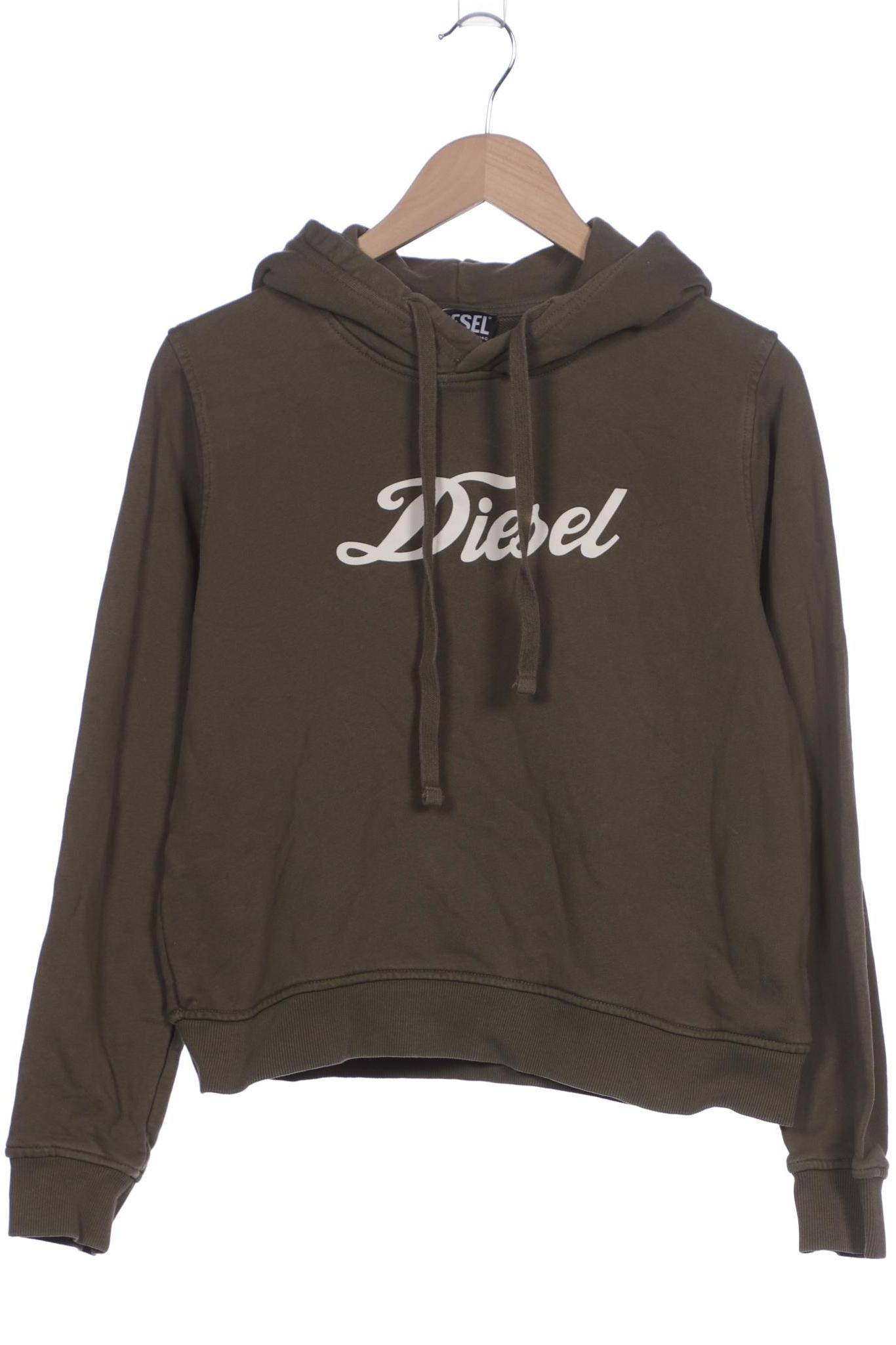 

Diesel Damen Kapuzenpullover, grün, Gr. 38