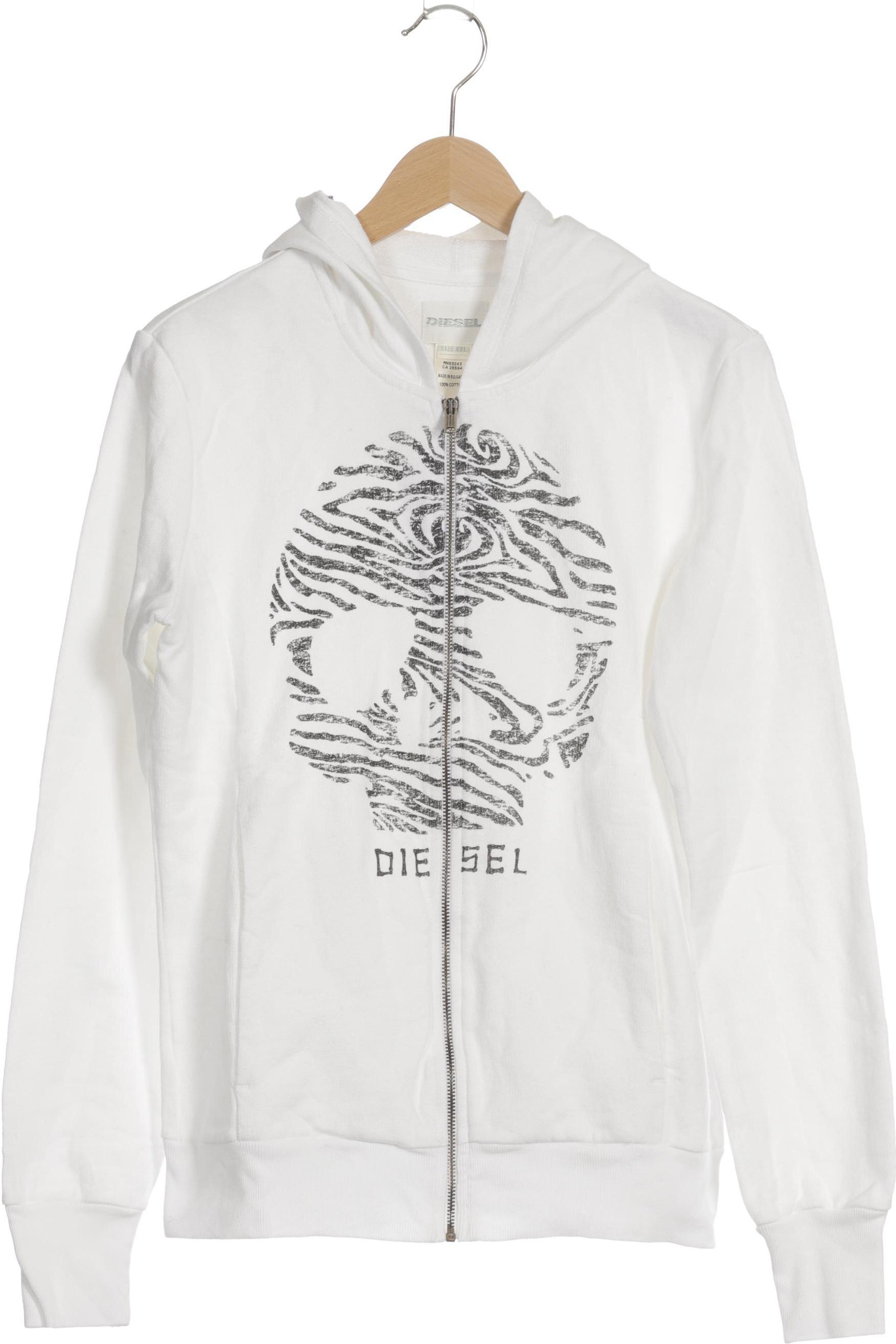 

Diesel Damen Kapuzenpullover, weiß, Gr.