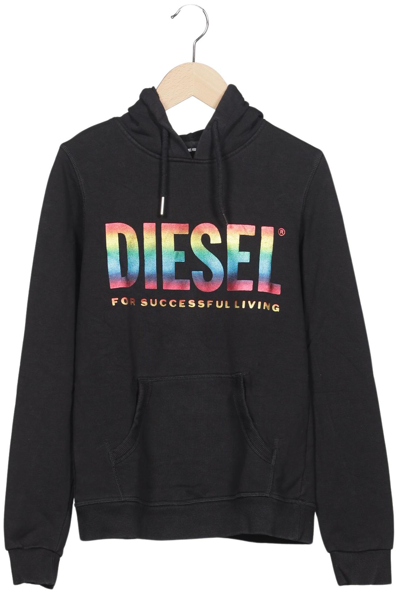 

Diesel Damen Kapuzenpullover, schwarz, Gr. 34