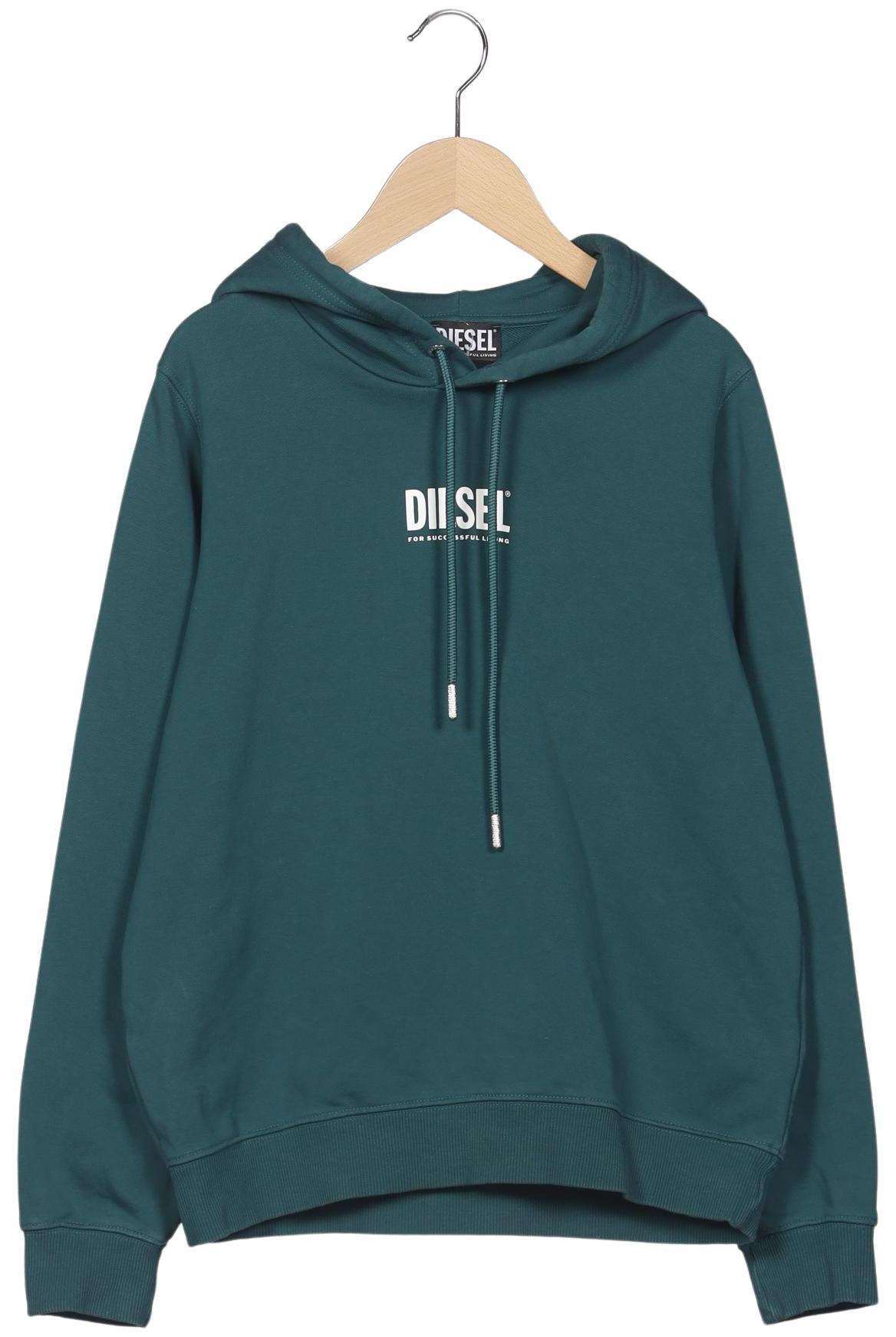 

Diesel Damen Kapuzenpullover, grün, Gr. 36