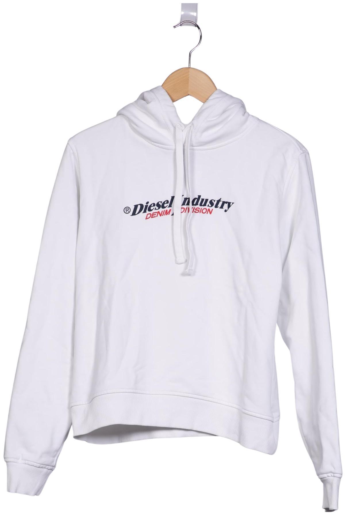

Diesel Damen Kapuzenpullover, weiß, Gr. 42