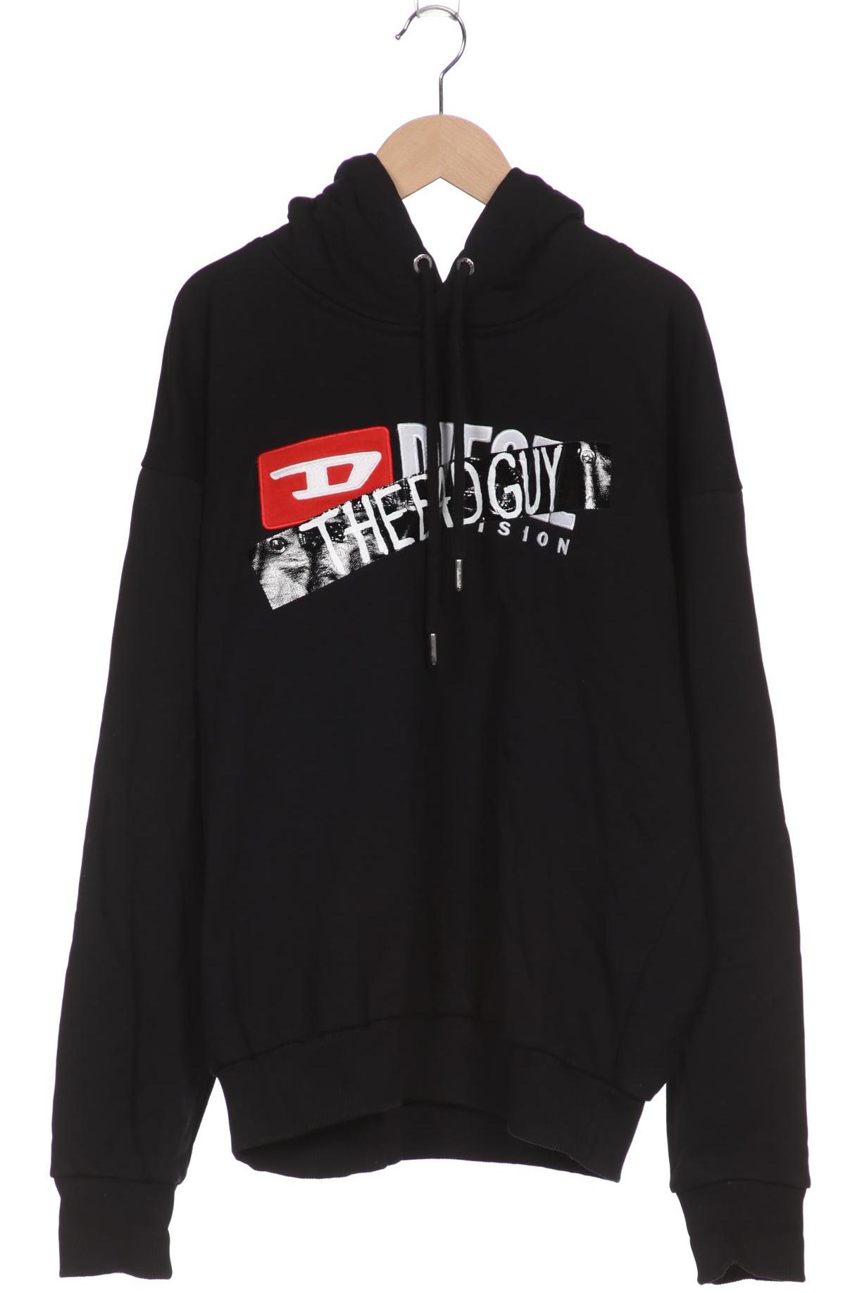 

Diesel Damen Kapuzenpullover, schwarz