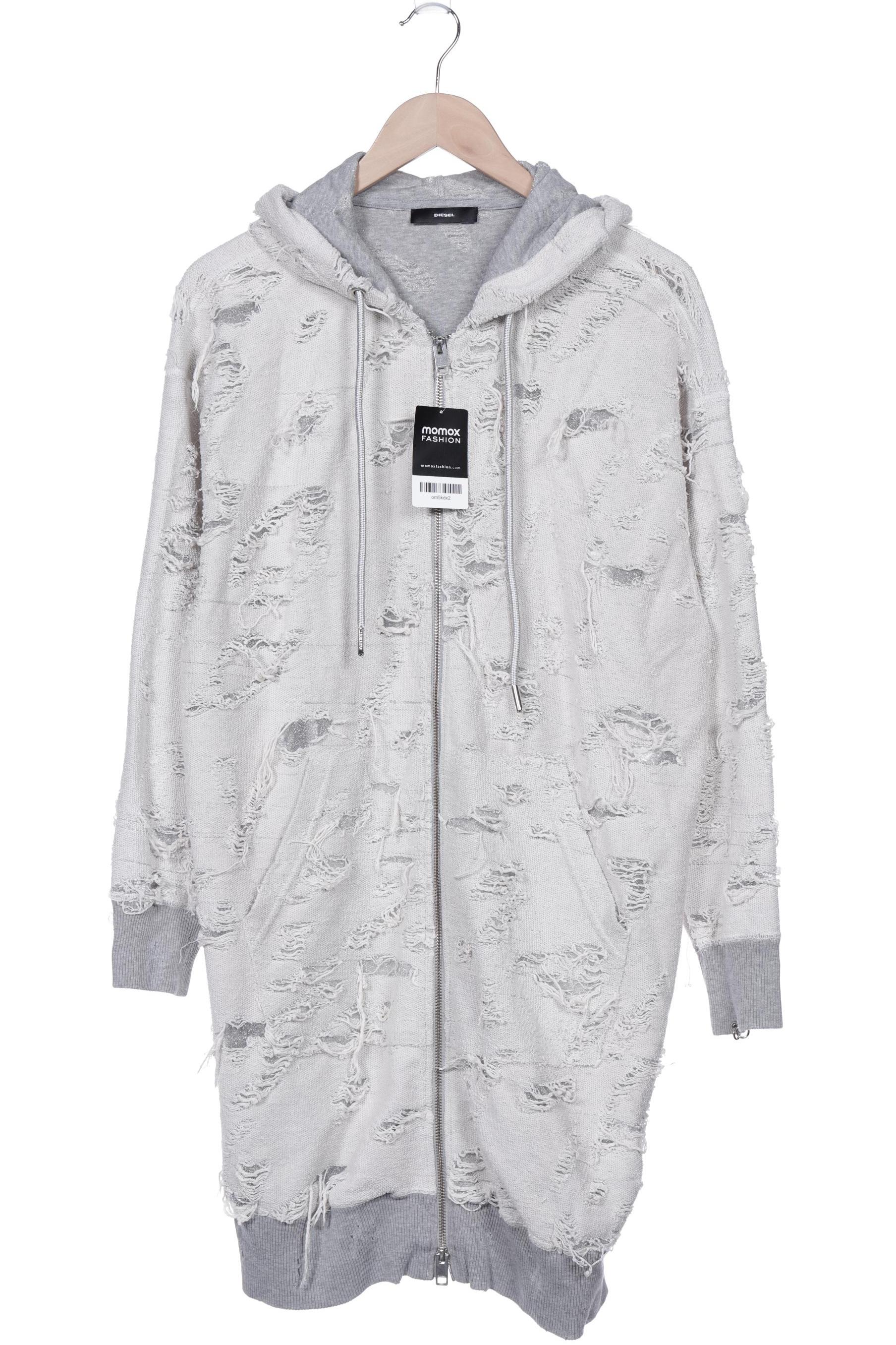 

Diesel Damen Kapuzenpullover, grau, Gr. 34