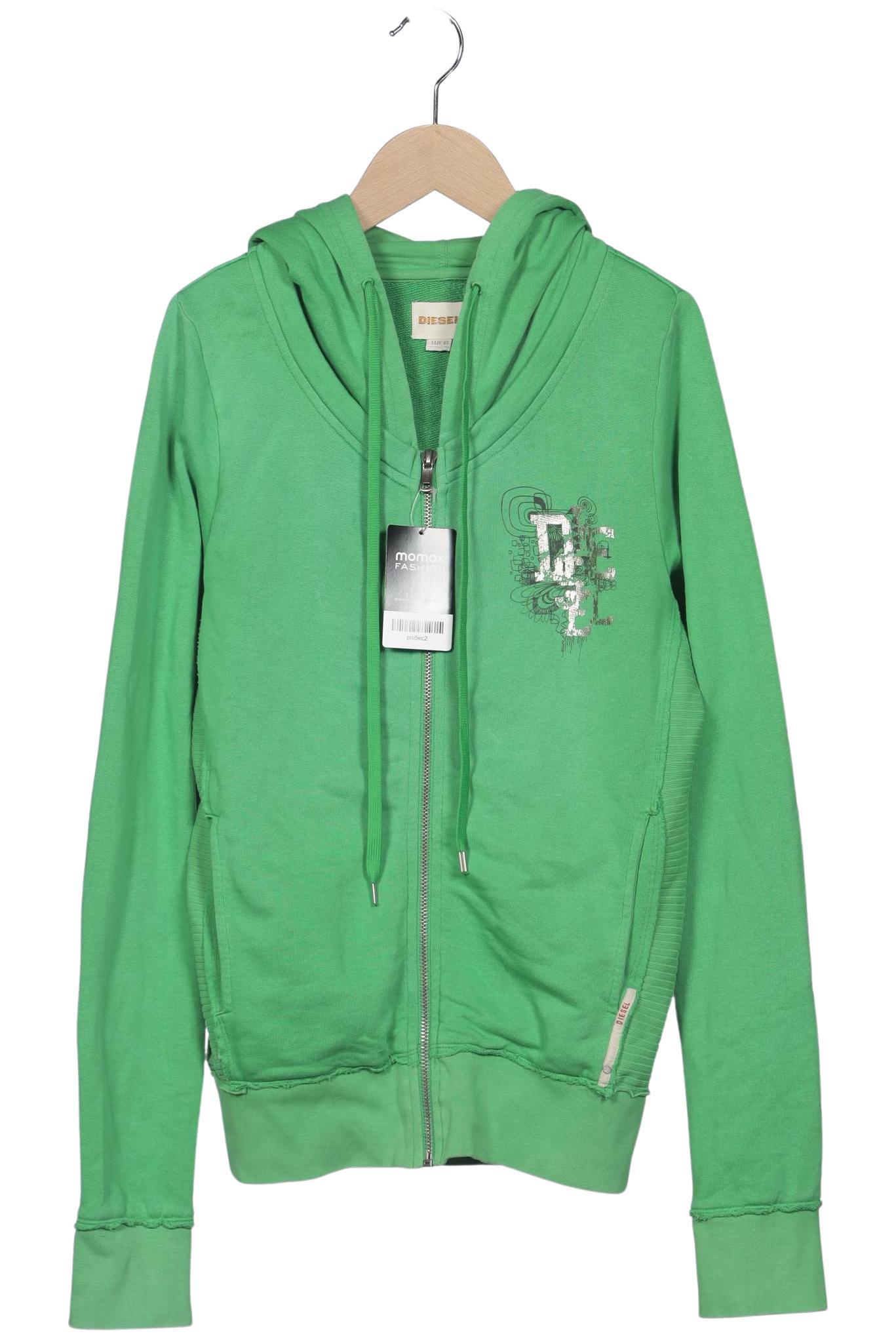 

Diesel Damen Kapuzenpullover, grün, Gr. 34