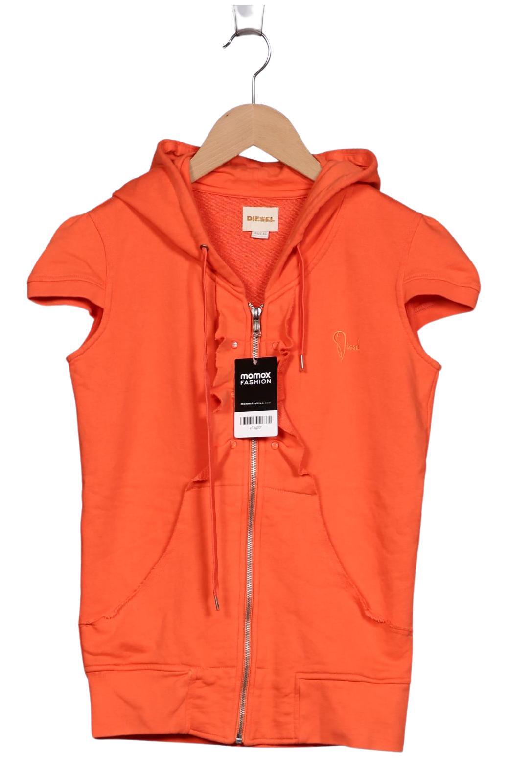

Diesel Damen Kapuzenpullover, orange, Gr. 34