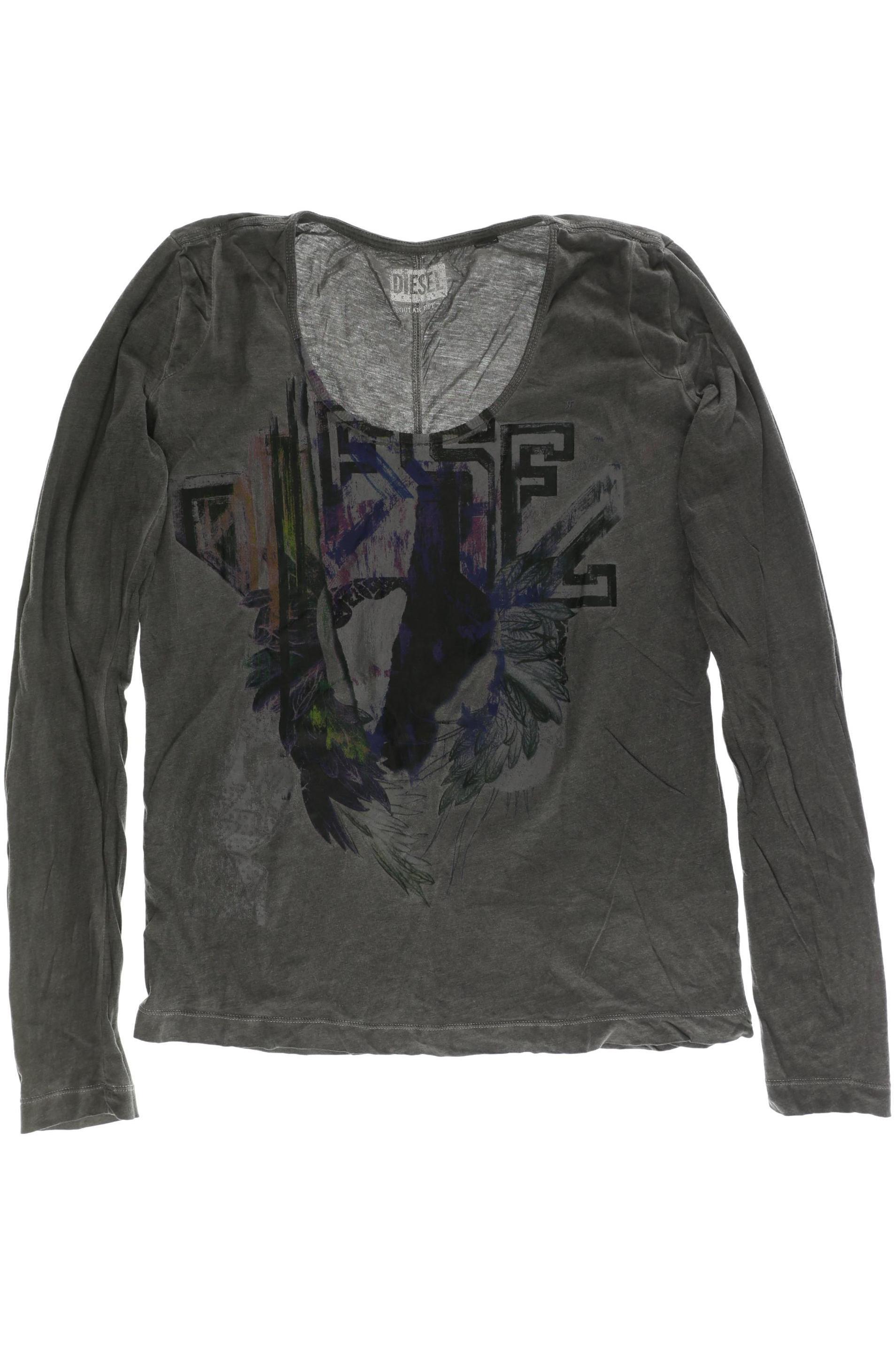 

Diesel Damen Langarmshirt, grau, Gr.