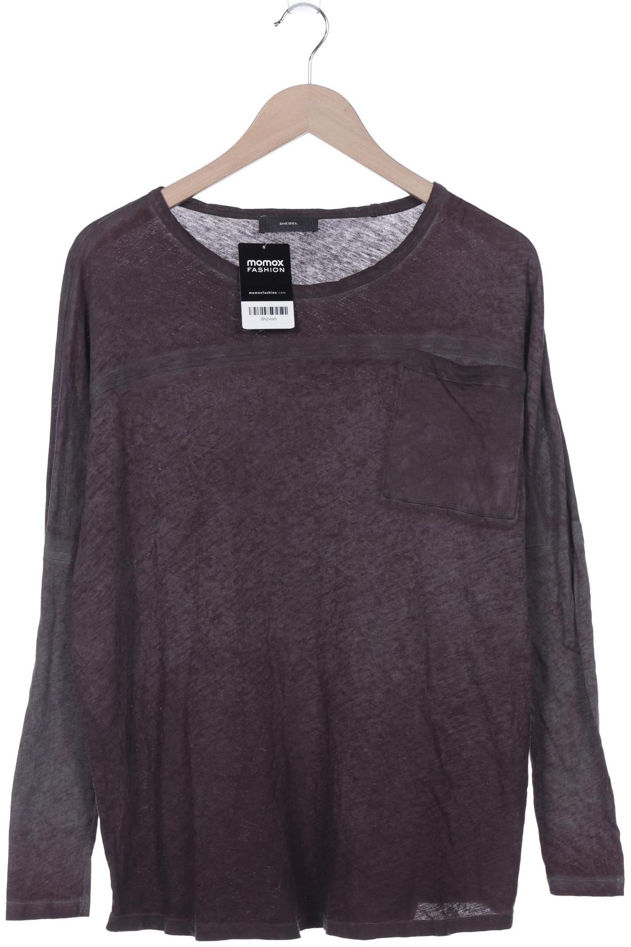 

Diesel Damen Langarmshirt, bordeaux, Gr. 48