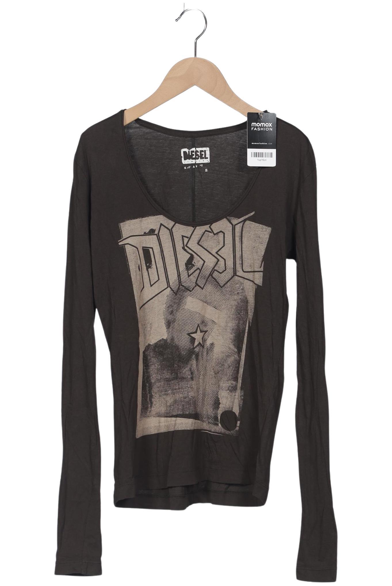 

Diesel Damen Langarmshirt, braun, Gr. 36