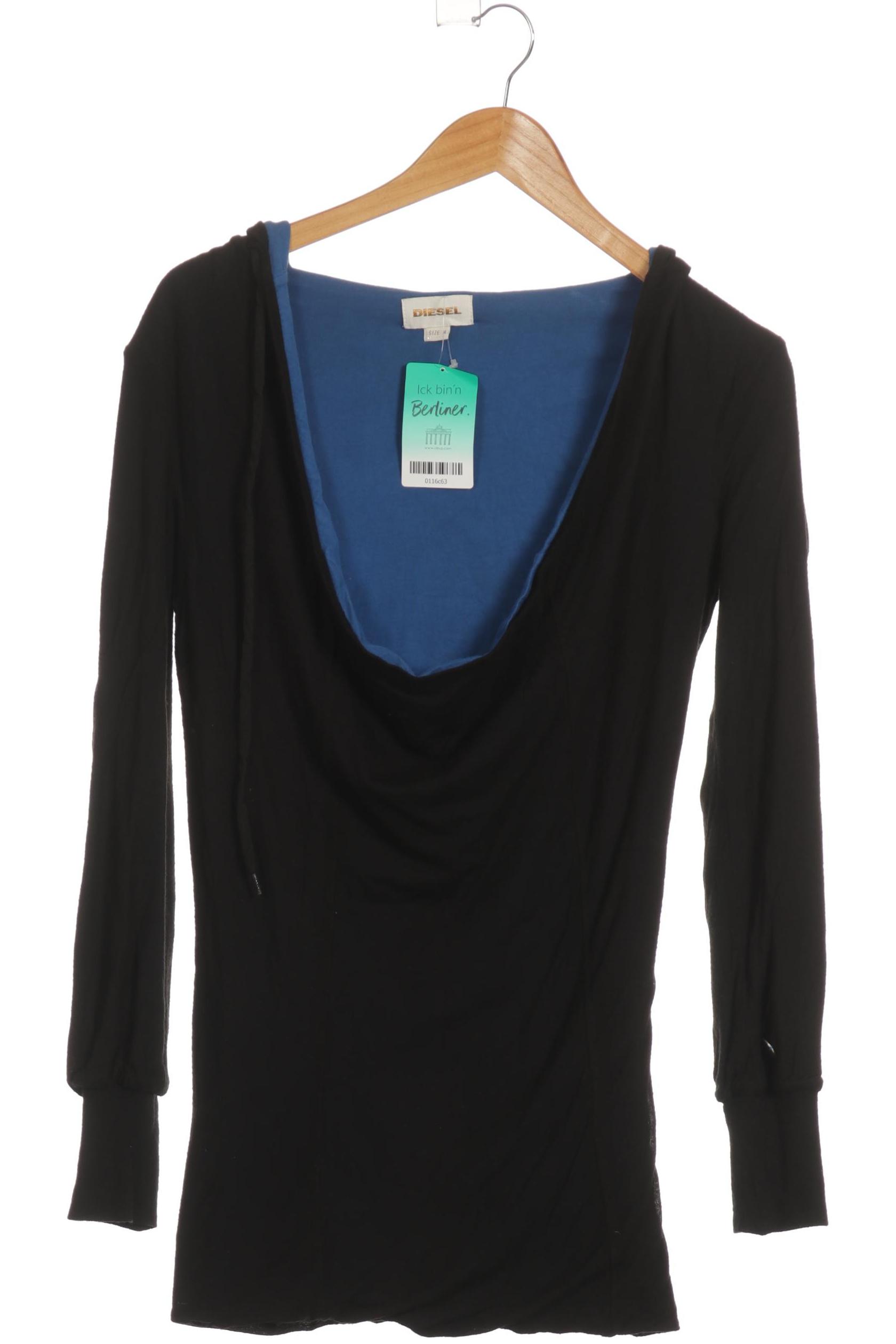 

Diesel Damen Langarmshirt, schwarz, Gr. 38