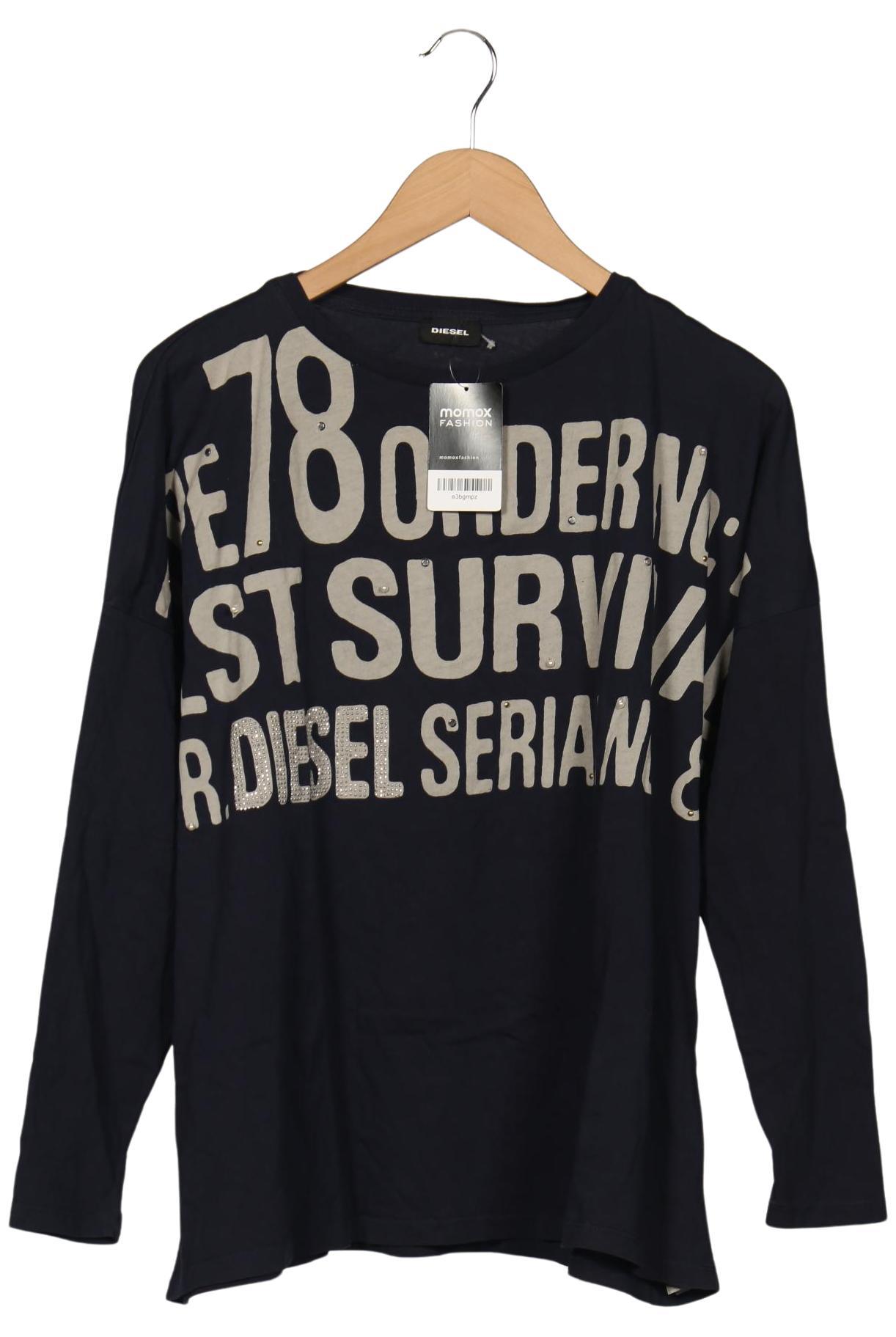 

Diesel Damen Langarmshirt, marineblau, Gr. 16