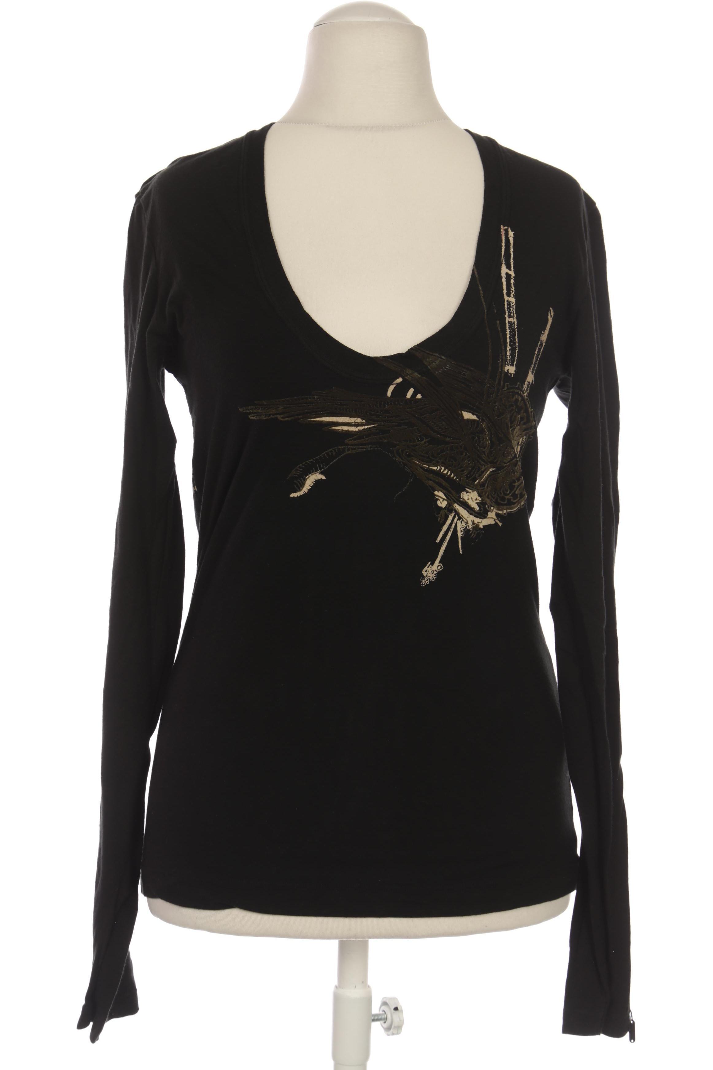 

Diesel Damen Langarmshirt, schwarz, Gr.