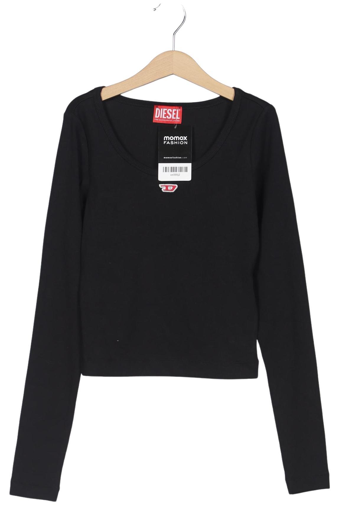 

Diesel Damen Langarmshirt, schwarz, Gr. 34