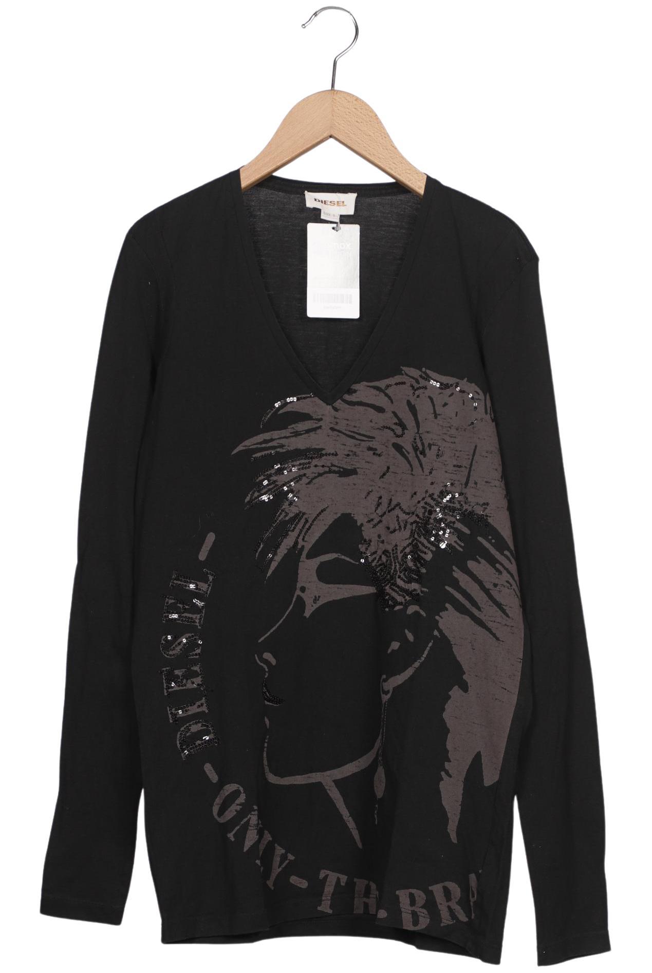 

Diesel Damen Langarmshirt, schwarz, Gr. 36