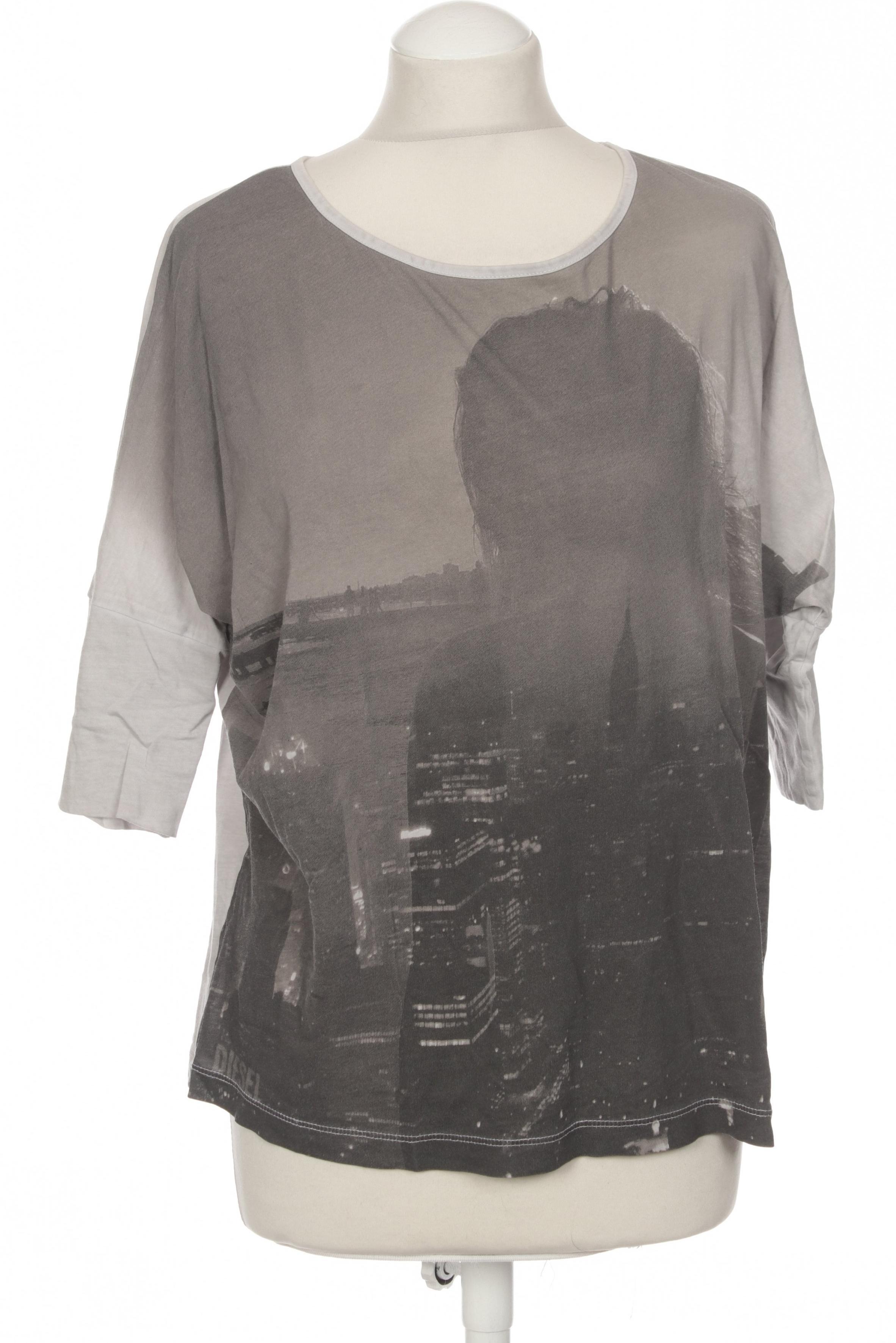 

Diesel Damen Langarmshirt, grau, Gr.