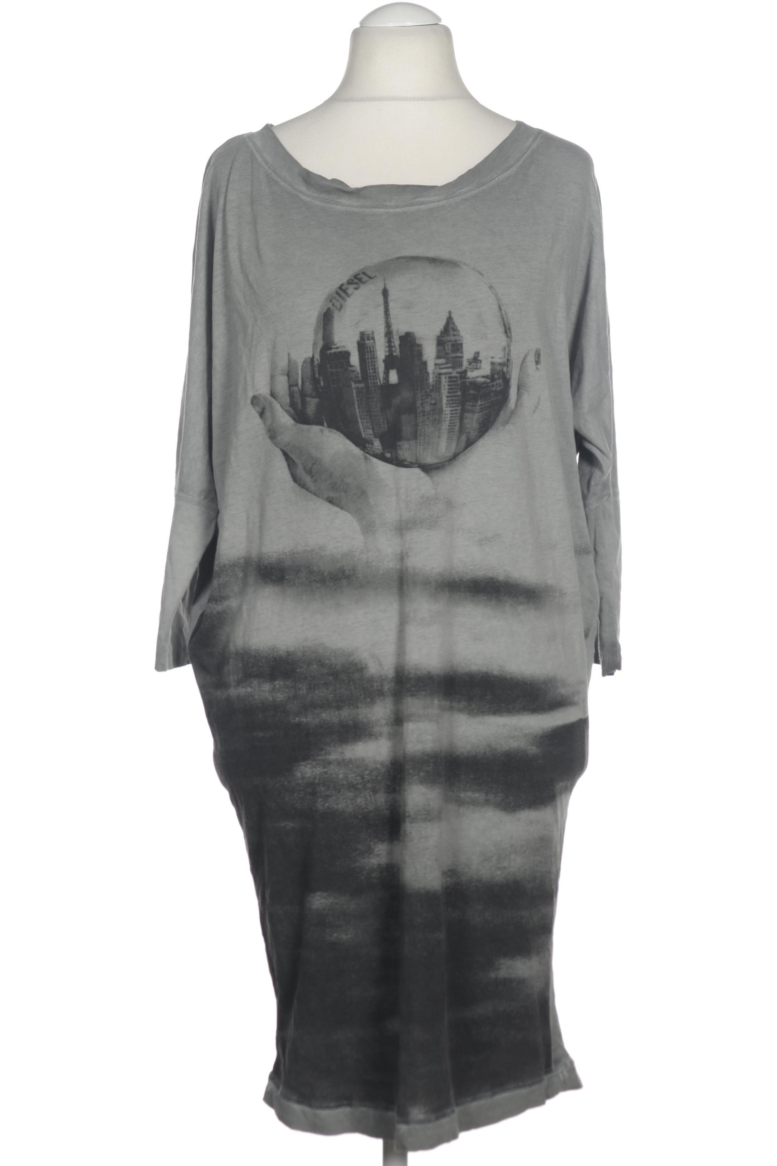 

Diesel Damen Langarmshirt, grau, Gr.