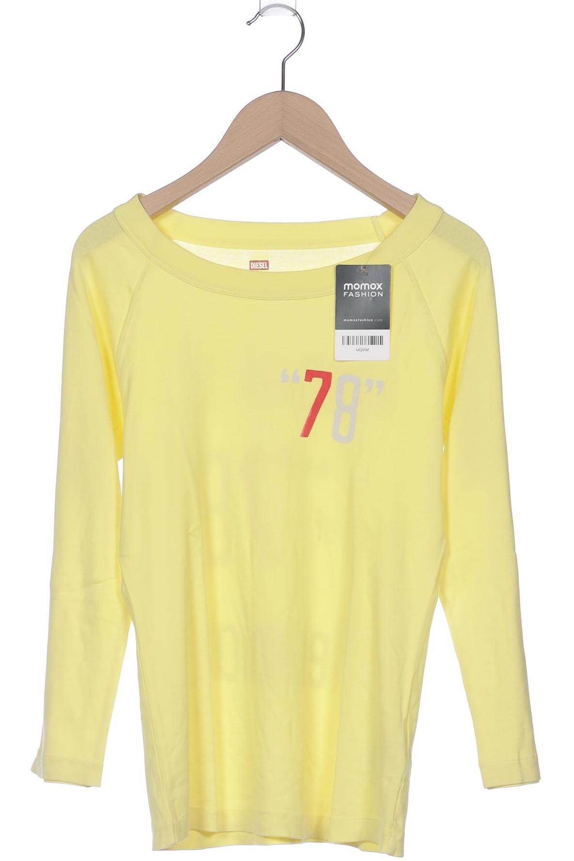 

Diesel Damen Langarmshirt, gelb, Gr. 38
