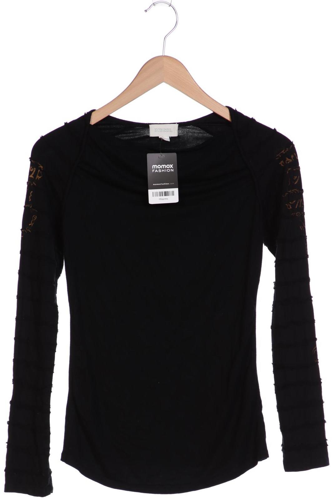 

Diesel Damen Langarmshirt, schwarz, Gr. 46