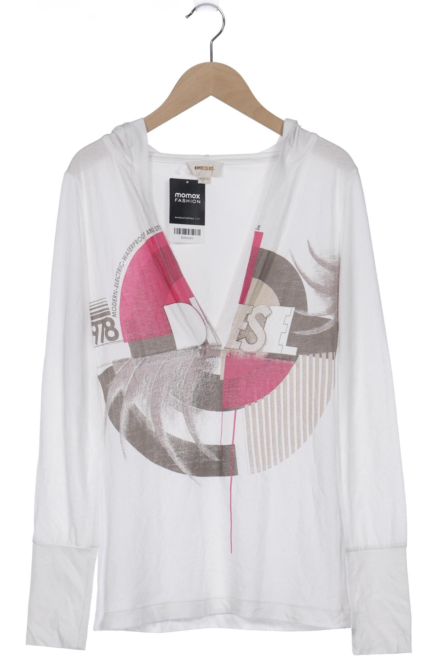 

Diesel Damen Langarmshirt, weiß, Gr. 36