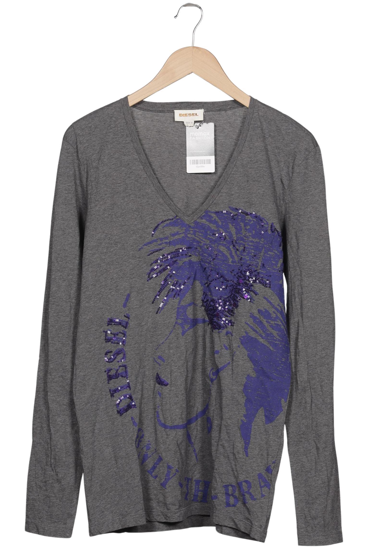 

Diesel Damen Langarmshirt, grau, Gr. 42