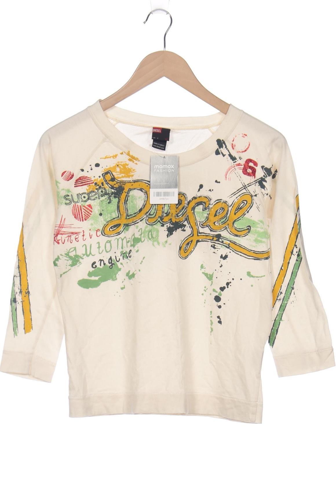 

Diesel Damen Langarmshirt, cremeweiß, Gr. 38