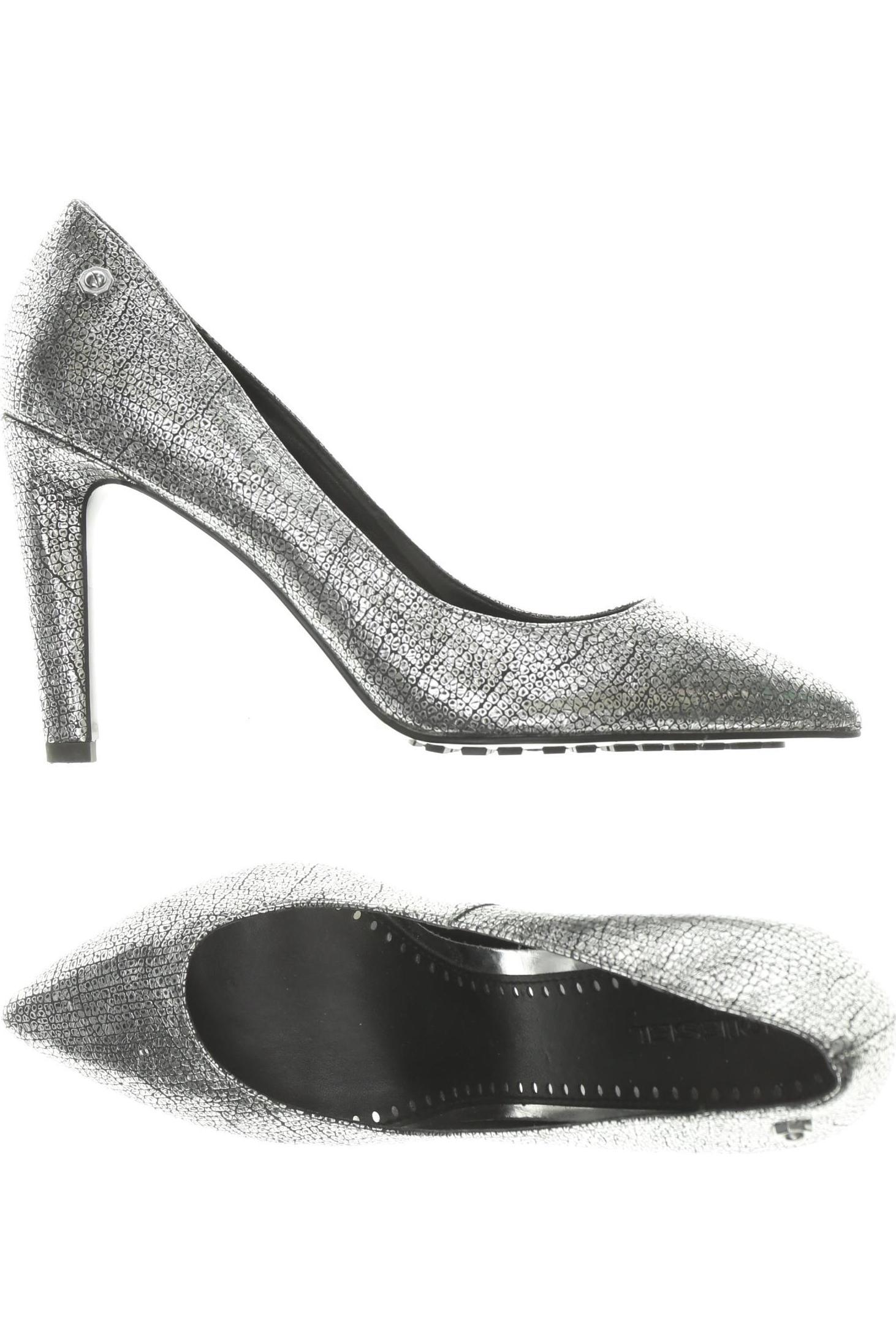 

Diesel Damen Pumps, silber, Gr. 40