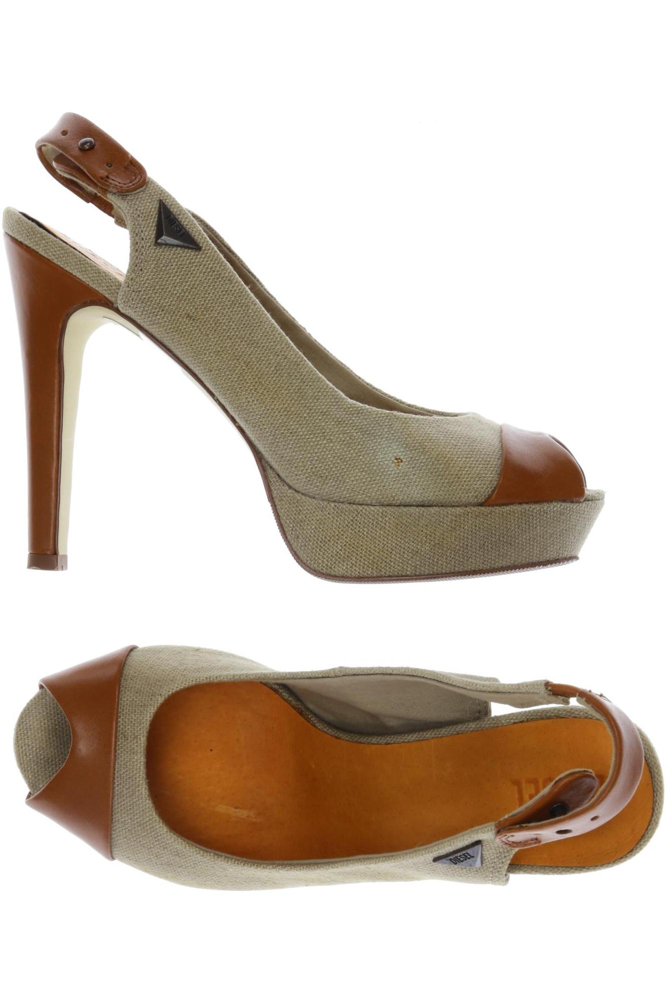 

Diesel Damen Sandale, beige, Gr. 39