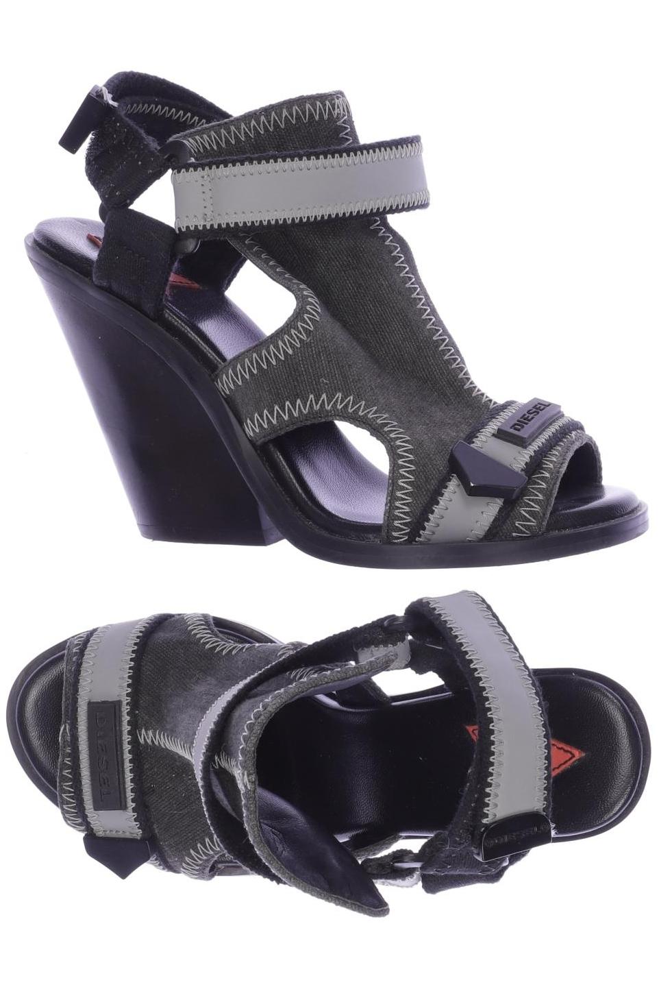 

Diesel Damen Sandale, grau, Gr. 38