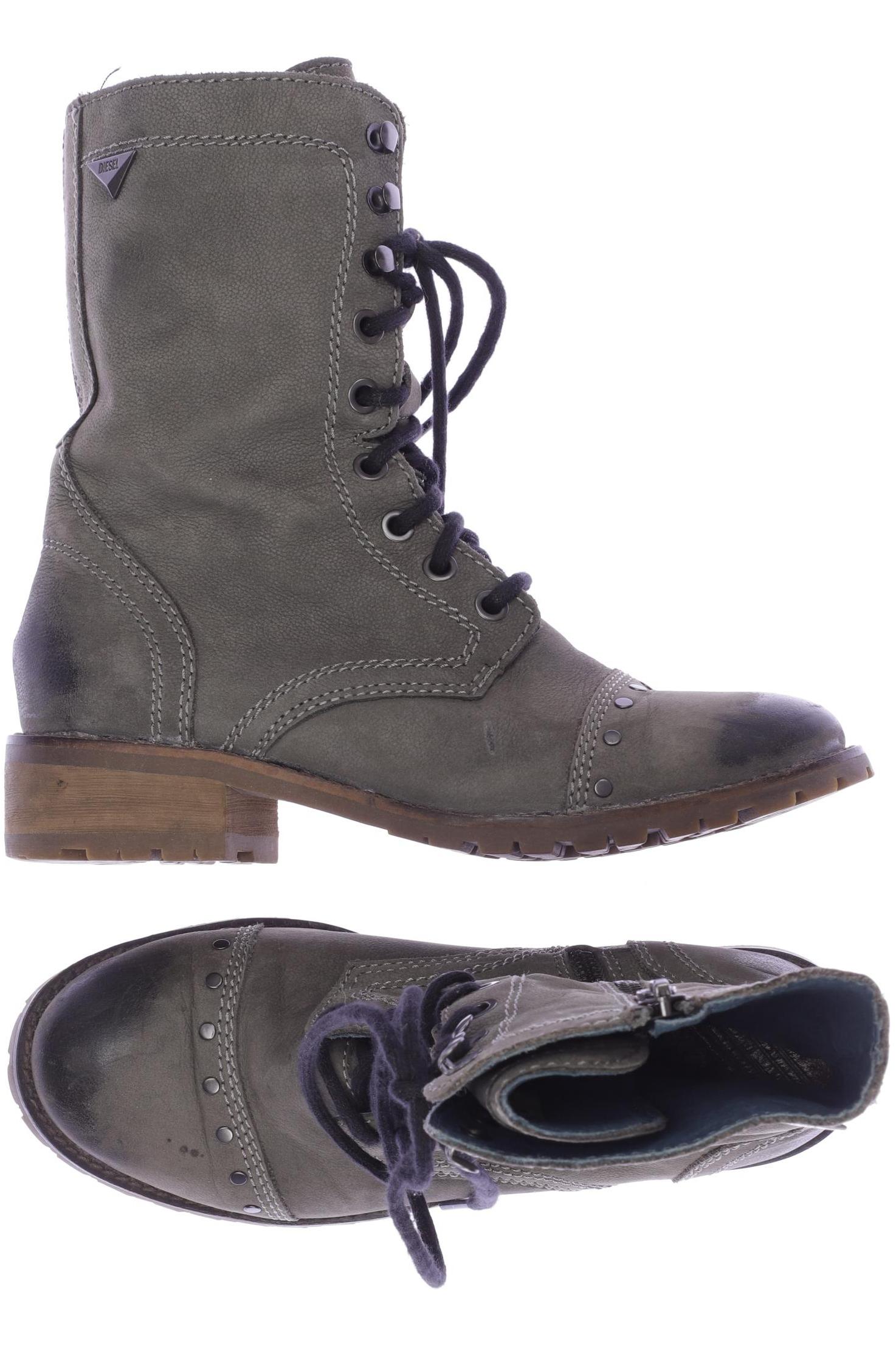 

Diesel Damen Stiefelette, grau, Gr. 36