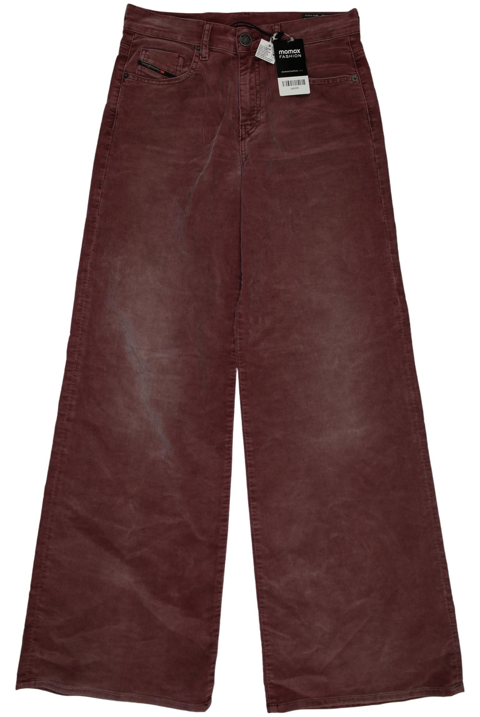 

Diesel Damen Stoffhose, bordeaux, Gr. 28
