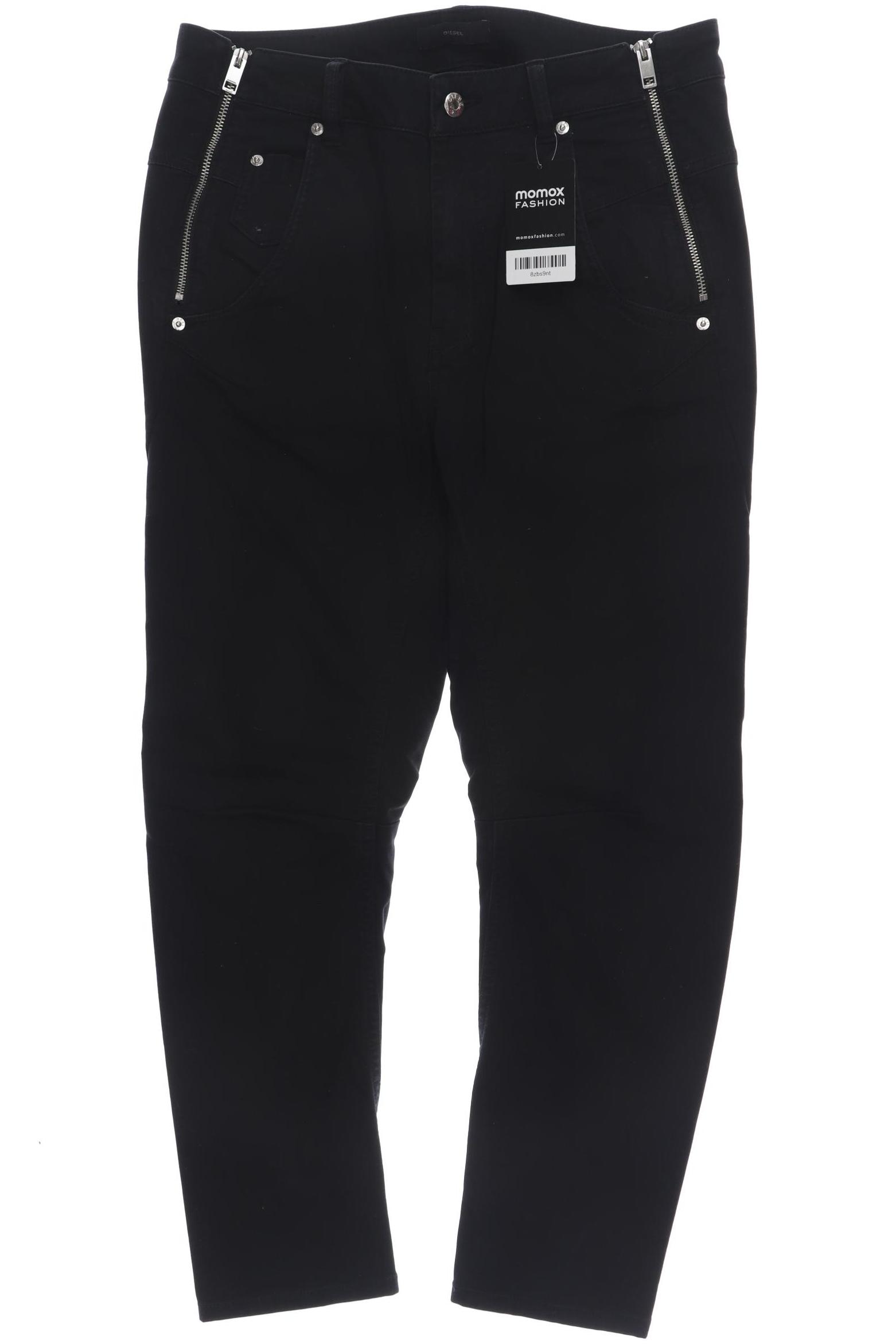 

Diesel Damen Stoffhose, schwarz