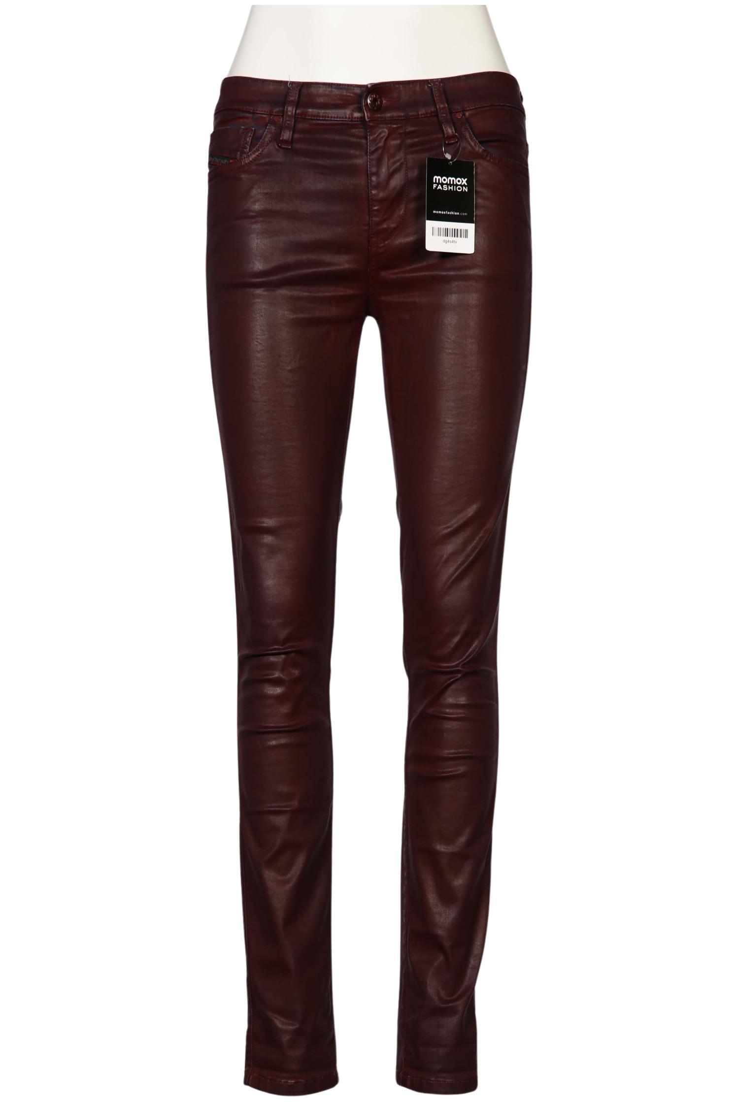 

Diesel Damen Stoffhose, bordeaux, Gr. 28