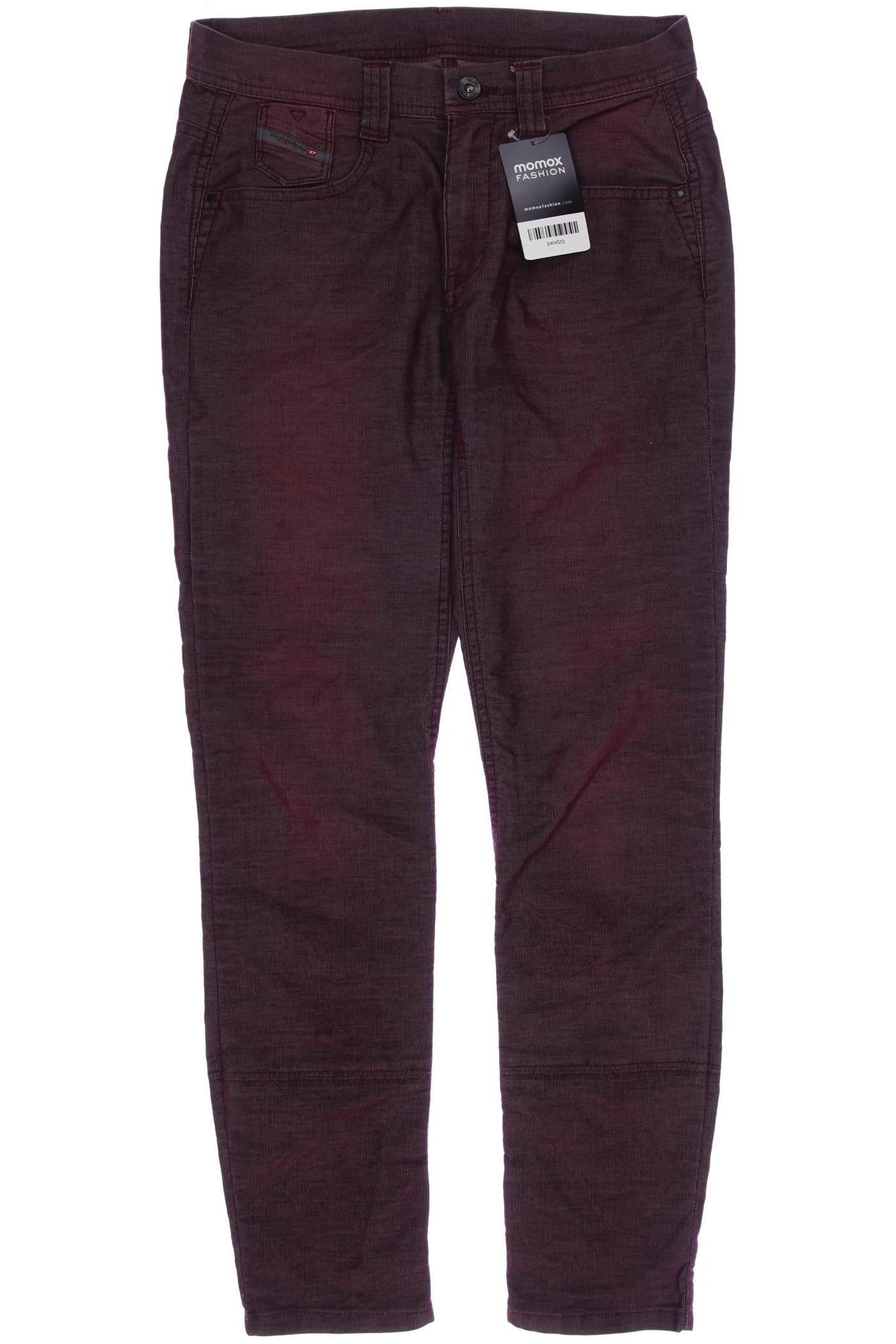 

Diesel Damen Stoffhose, bordeaux, Gr. 27