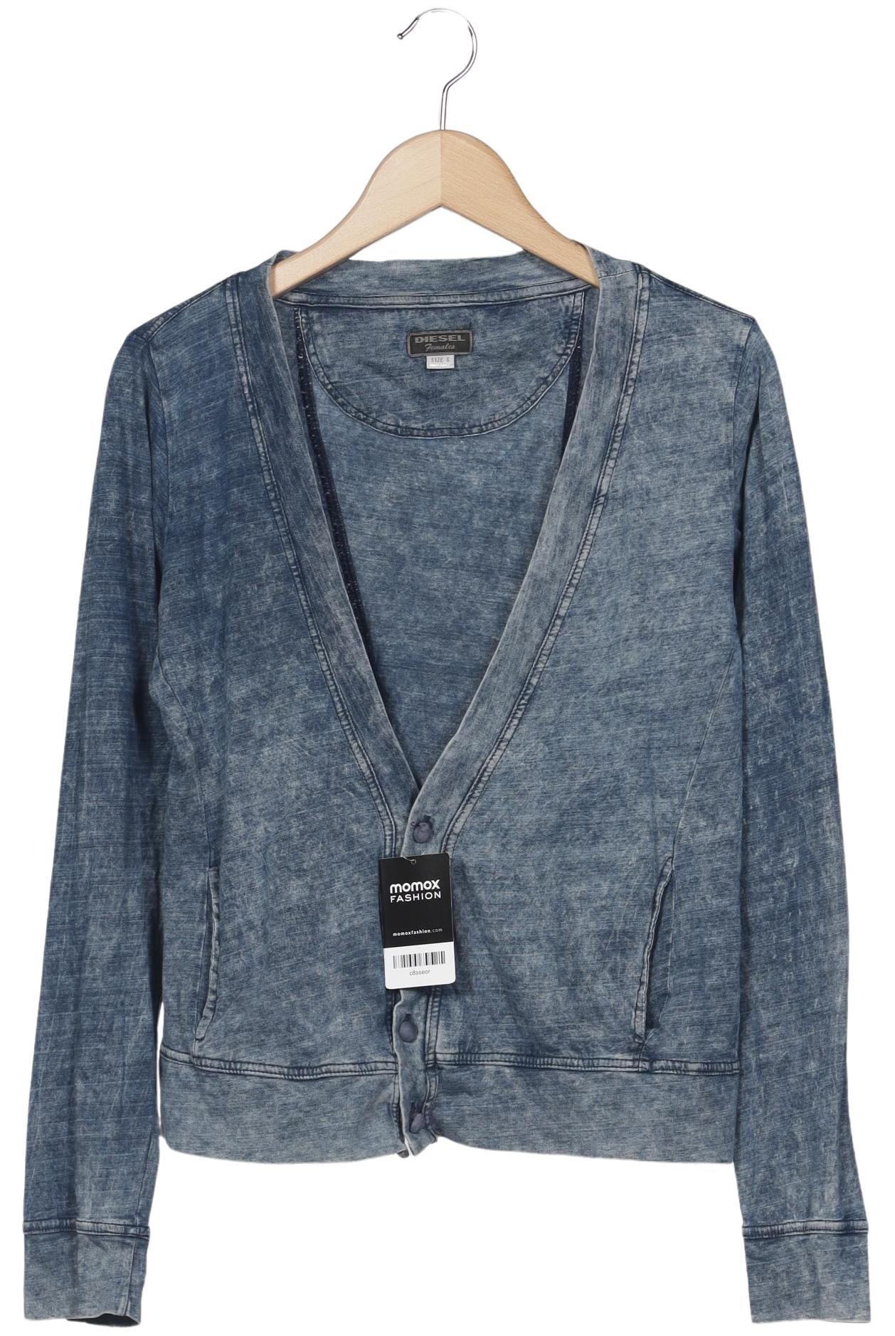 

Diesel Damen Strickjacke, blau, Gr. 36