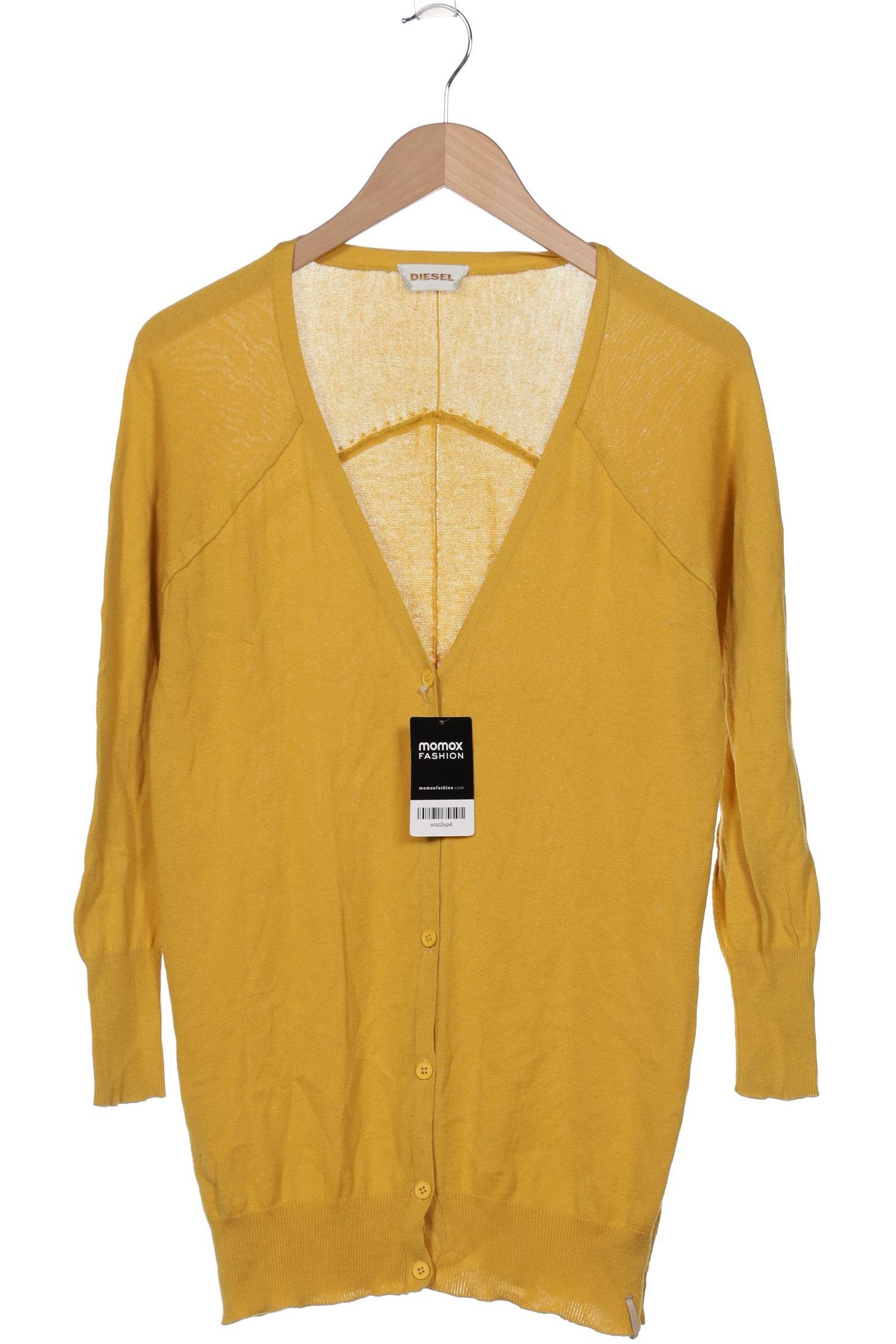 

Diesel Damen Strickjacke, gelb, Gr. 34