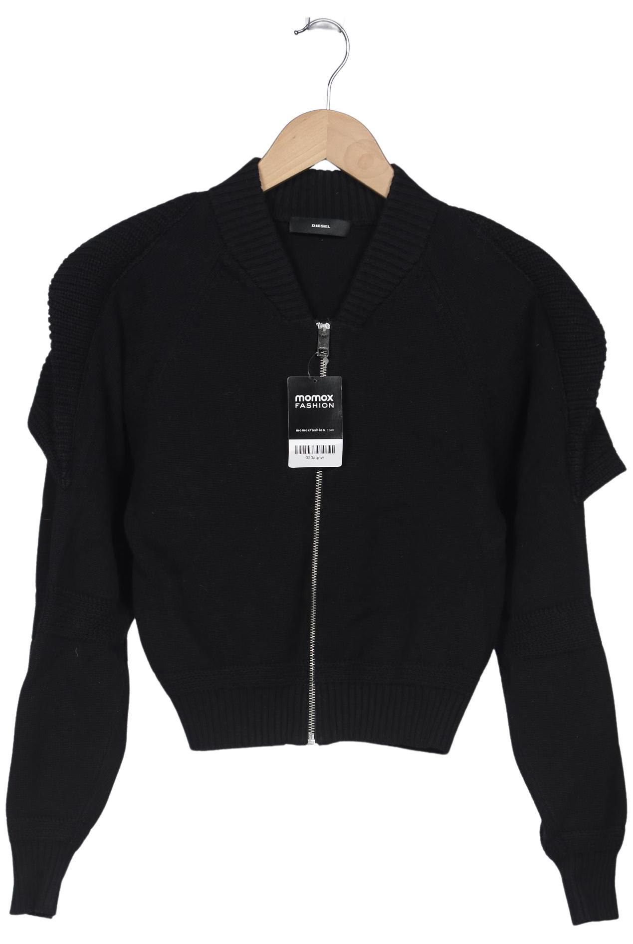 

Diesel Damen Strickjacke, schwarz, Gr. 34
