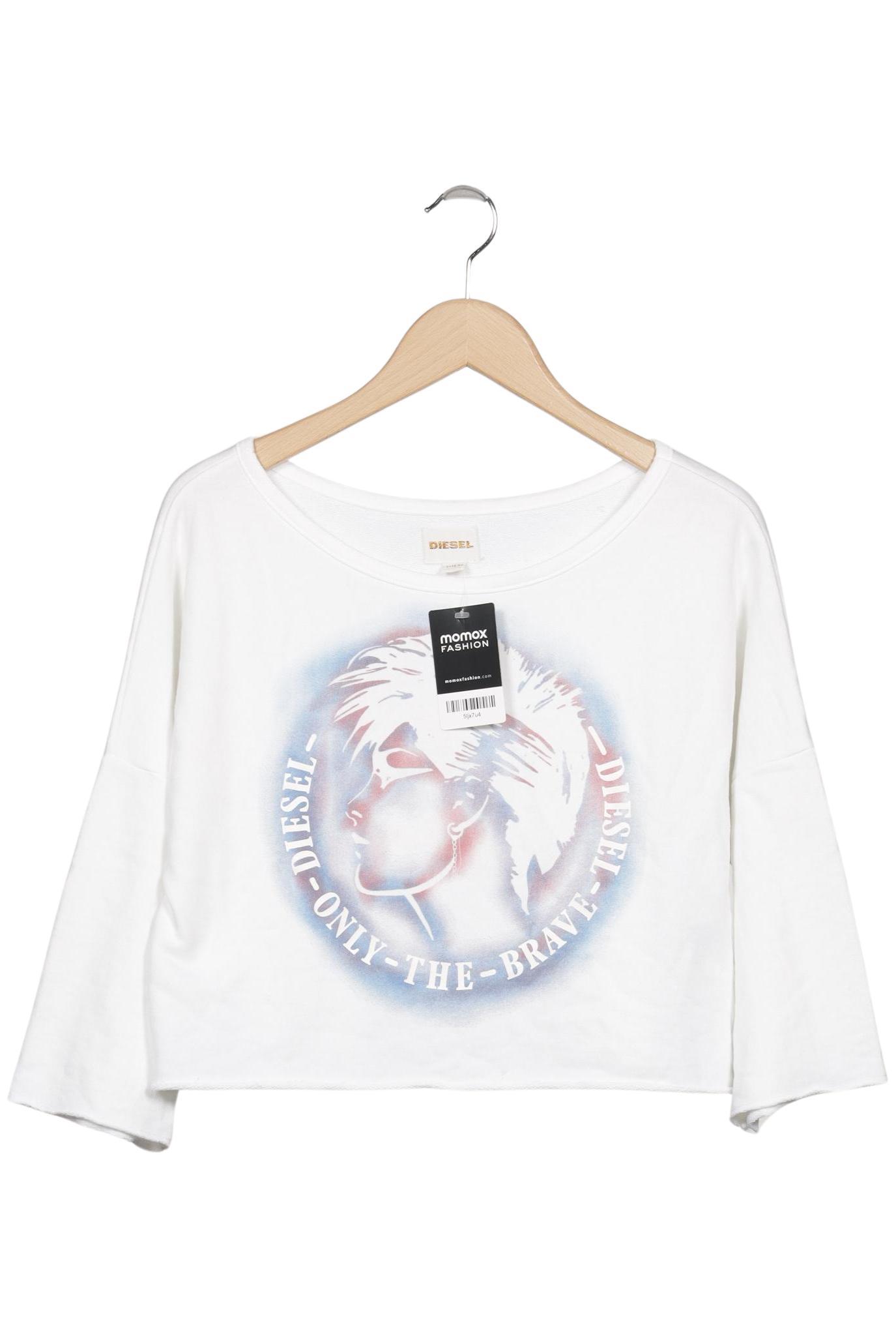 

Diesel Damen Sweatshirt, weiß, Gr. 34