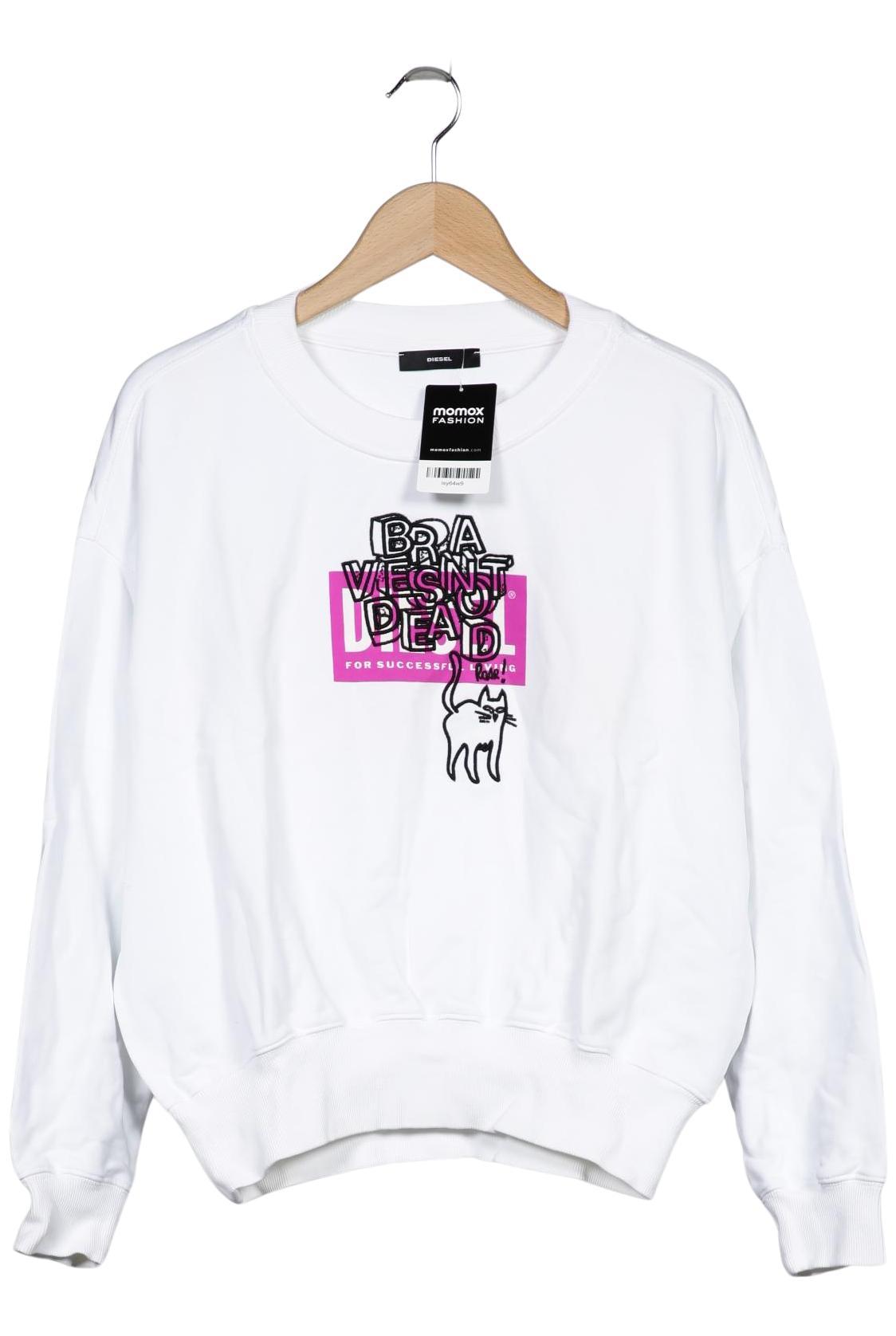 

Diesel Damen Sweatshirt, weiß, Gr. 38