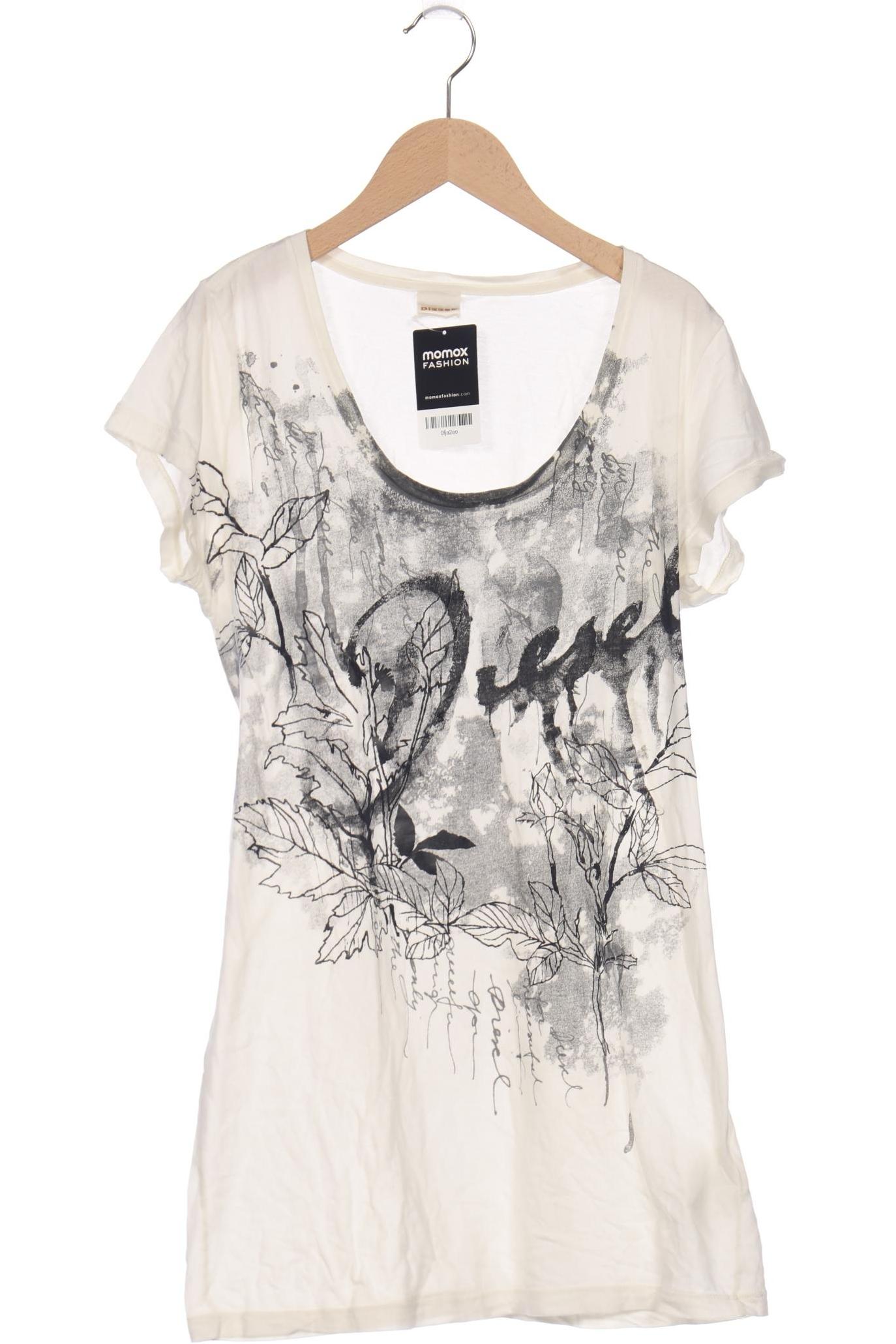 

Diesel Damen T-Shirt, cremeweiß, Gr. 38