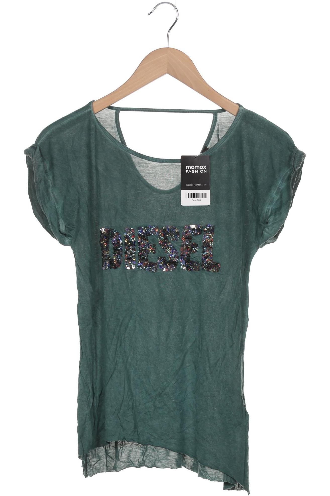 

Diesel Damen T-Shirt, grün, Gr. 42